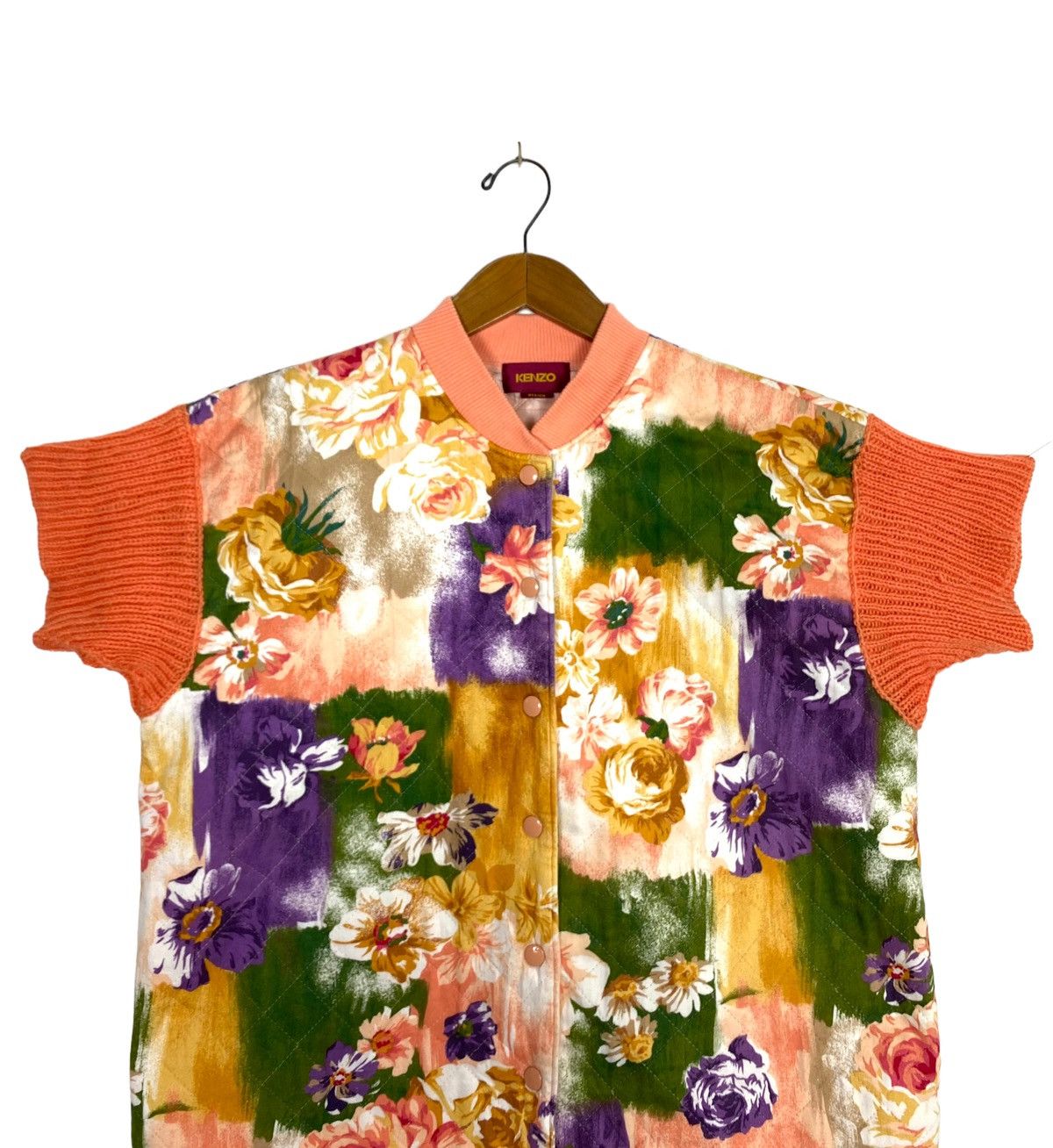 Kenzo Rare‼️ Vintage Kenzo Flower Button Jacket Made in Japan Size M / US 6-8 / IT 42-44 - 3 Thumbnail