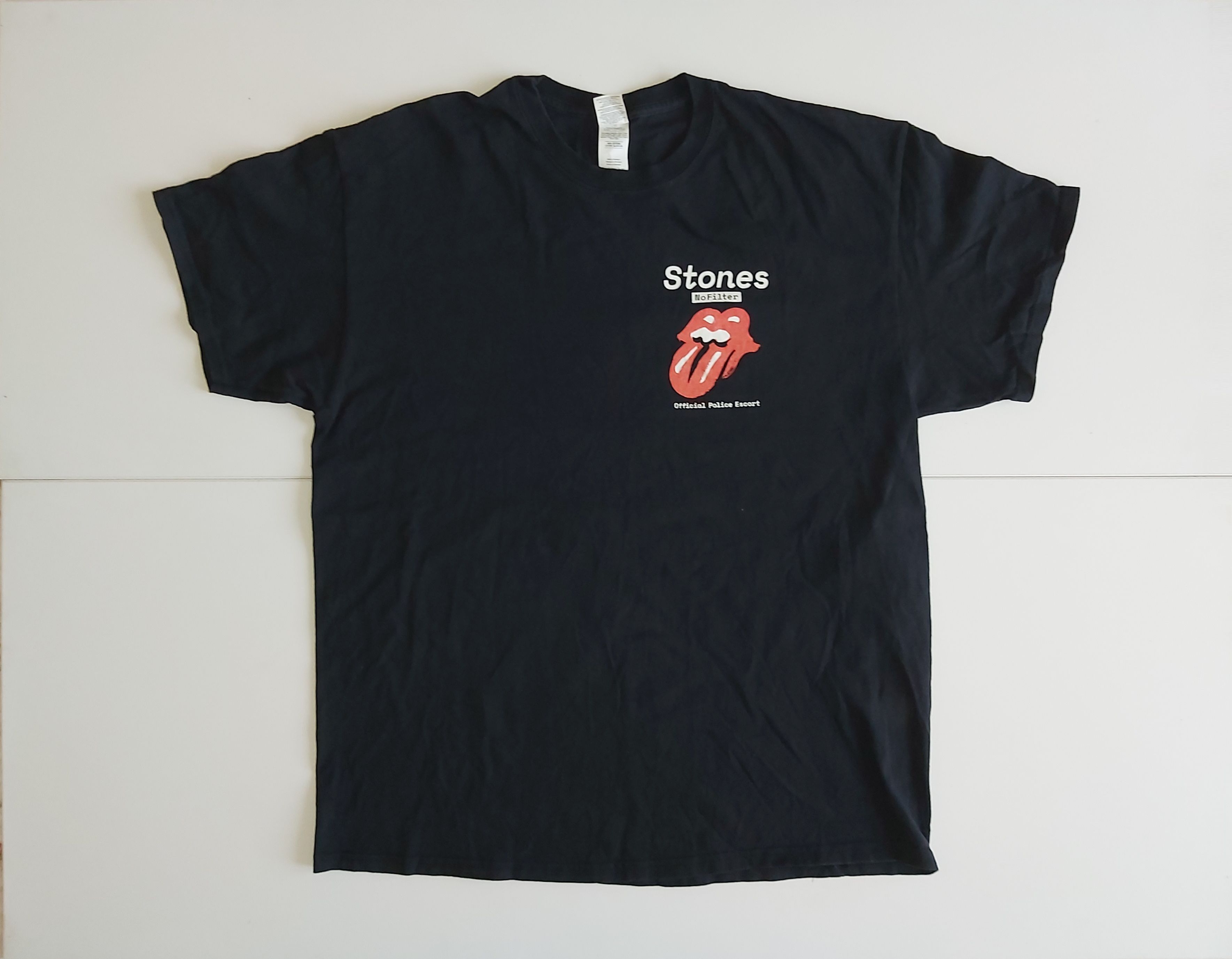 Tshirt Stones No Filter - Official Police Escort XL