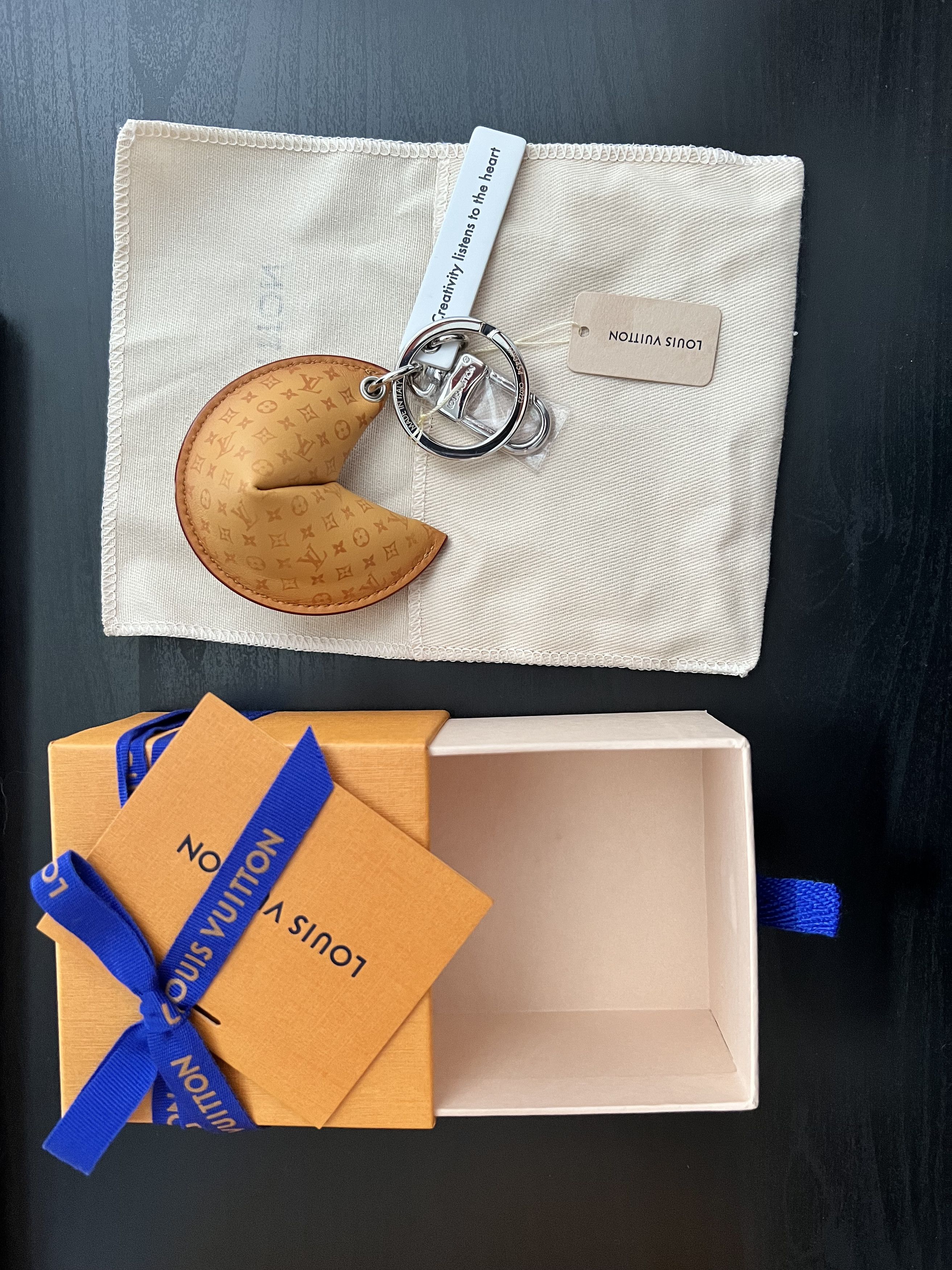 Louis Vuitton LV Fortune Cookie Bag Charm & Key Holder | Grailed