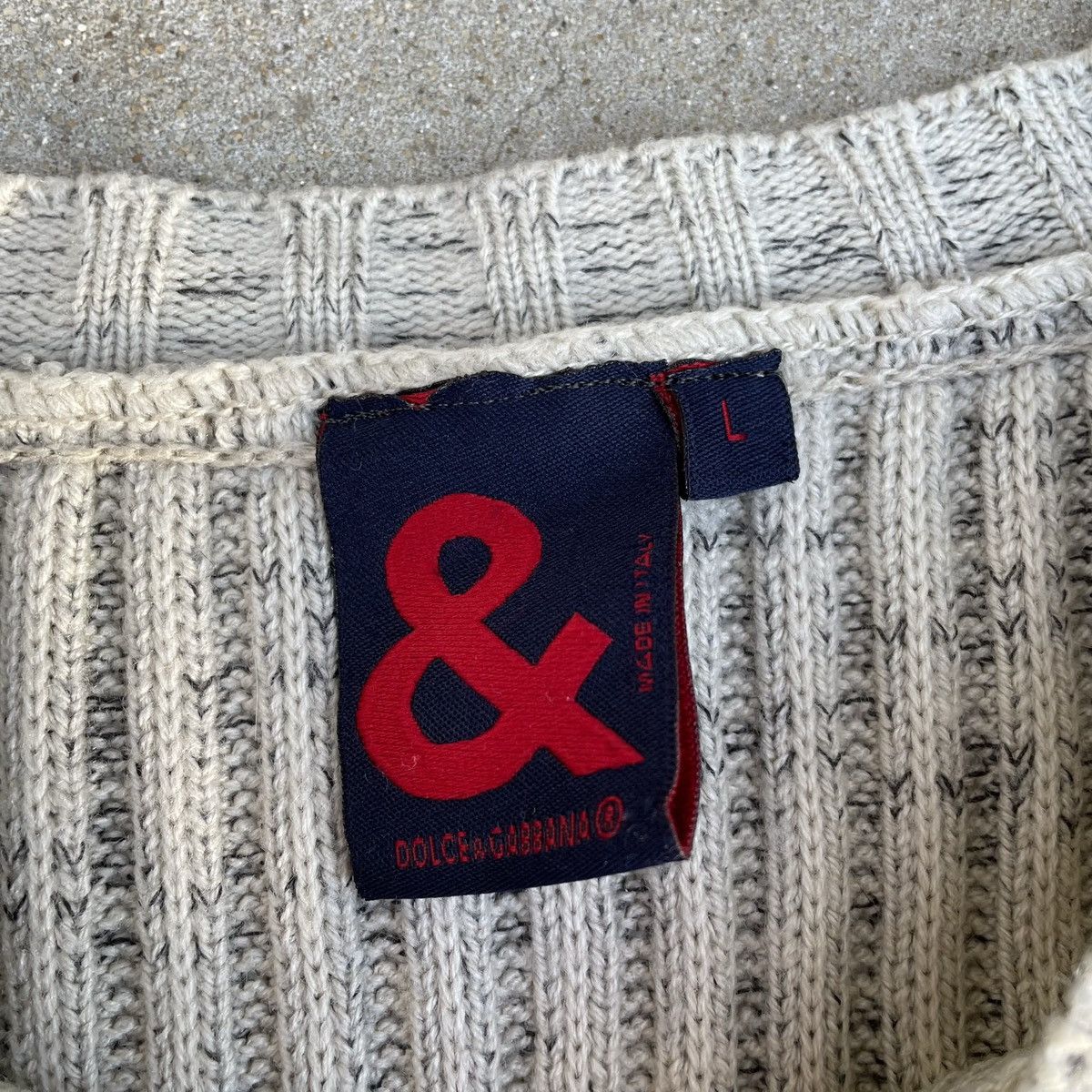 Other Vintage Dolce&Gabbana knitted sweater avant grade Size US L / EU 52-54 / 3 - 4 Thumbnail