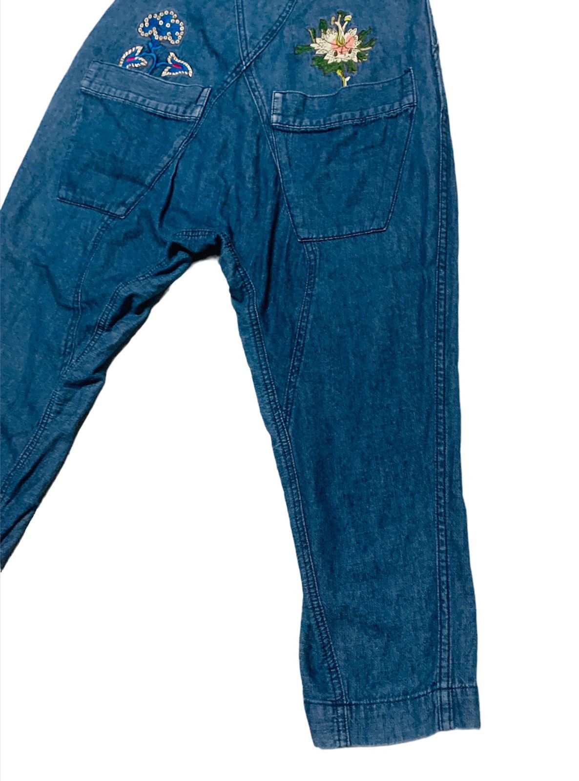 Issey Miyake NE-NET JAPAN ISSEY MIYAKE HAREM DROP CROTCH DENIM Size US 29 - 3 Thumbnail