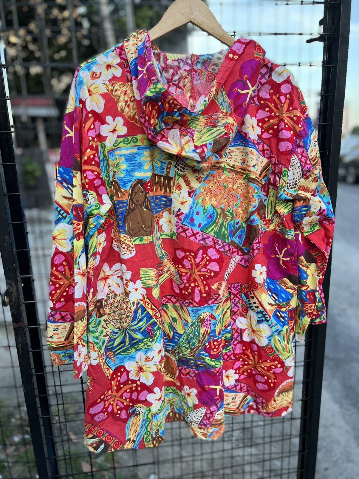 Kenzo Kenzo vintage Hawaii shirt jacket hooded Size US M / EU 48-50 / 2 - 5 Thumbnail
