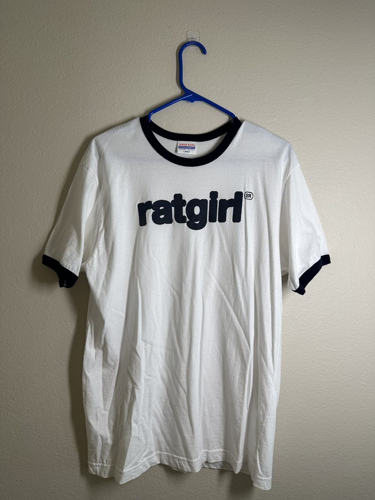 Stray Rats Rat Girl Ringer Tee by Stray Rats Size US L / EU 52-54 / 3 - 1 Thumbnail