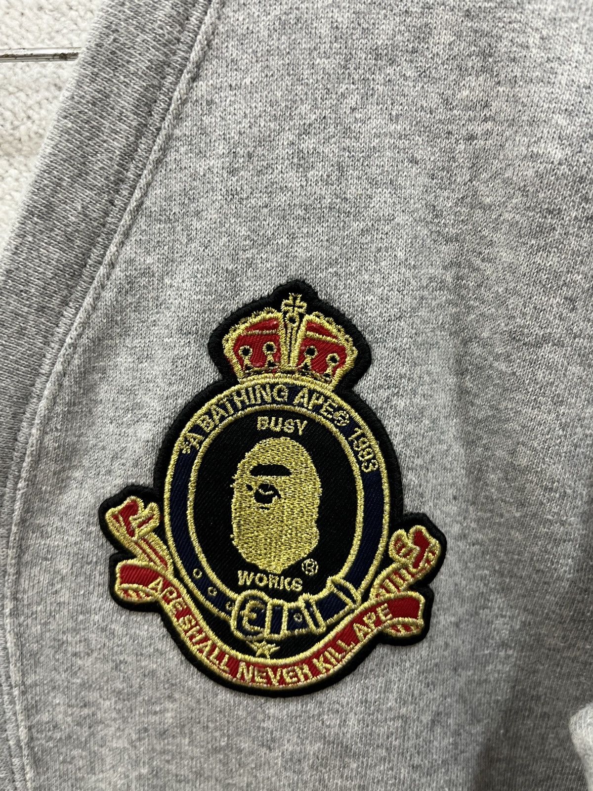 Bape (Vvv) Bape Sweat Cardigan Size XS / US 0-2 / IT 36-38 - 7 Thumbnail