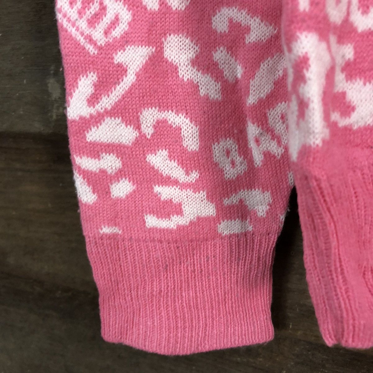 Homespun Knitwear DLL Baby Doll PInk Shaggy cardigan Knitwear #c673 Size S / US 4 / IT 40 - 6 Thumbnail