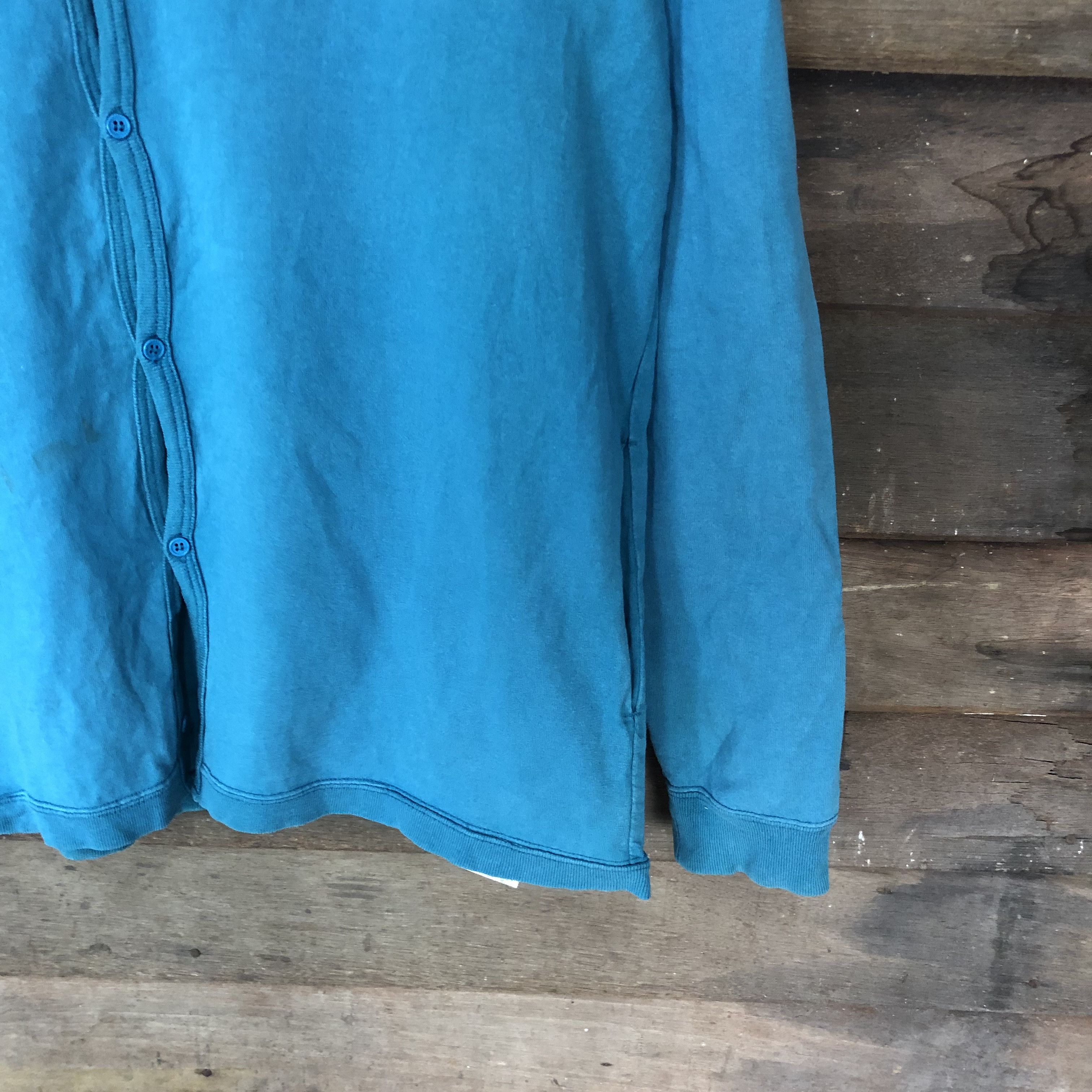 Japanese Brand Good Day Laundry Green Cardigan #6925 Size US L / EU 52-54 / 3 - 5 Thumbnail
