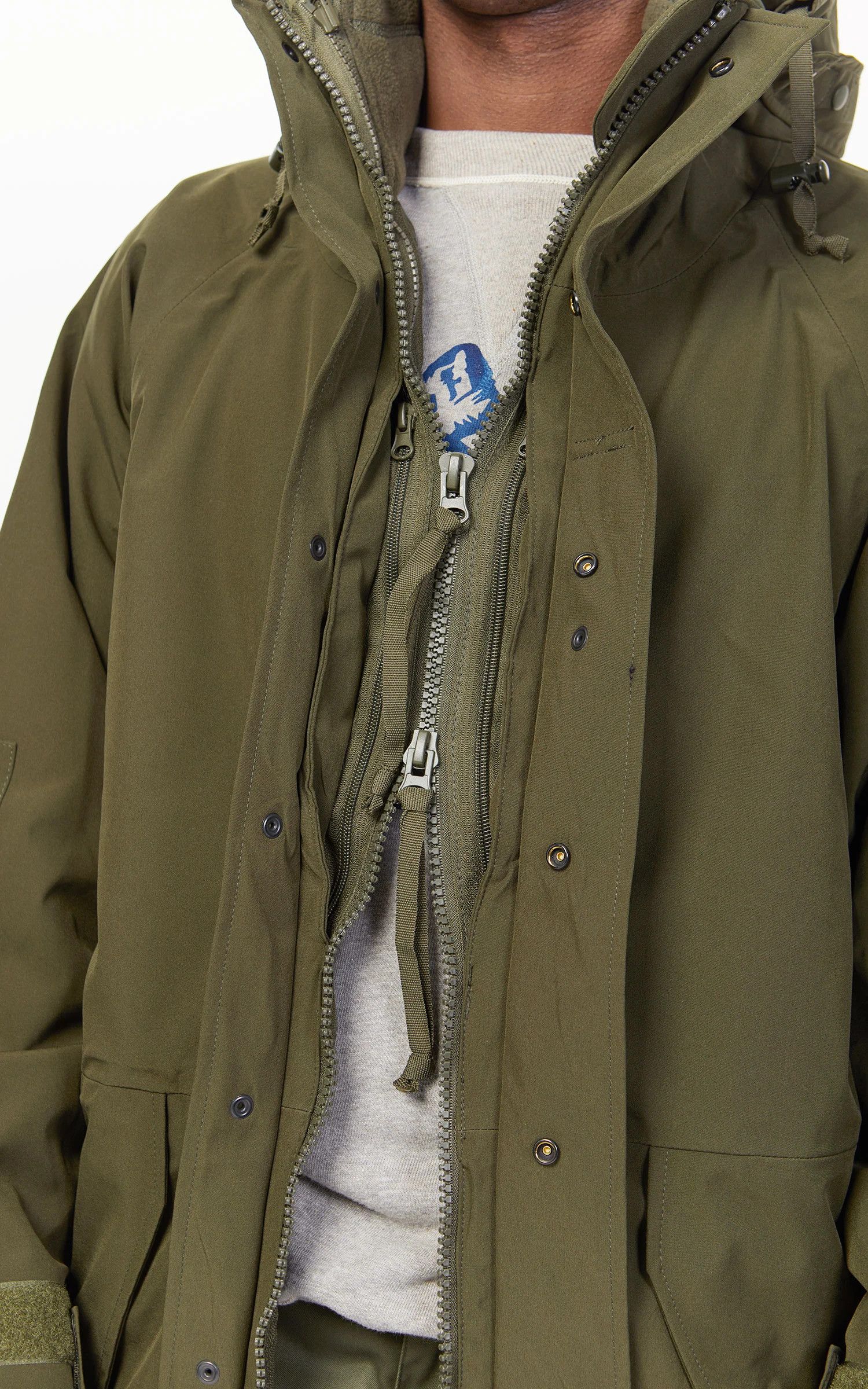 Other MILITARY SURPLUS - ECWCS PARKA - OLIVE (Made in Europe) Size US M / EU 48-50 / 2 - 13 Thumbnail