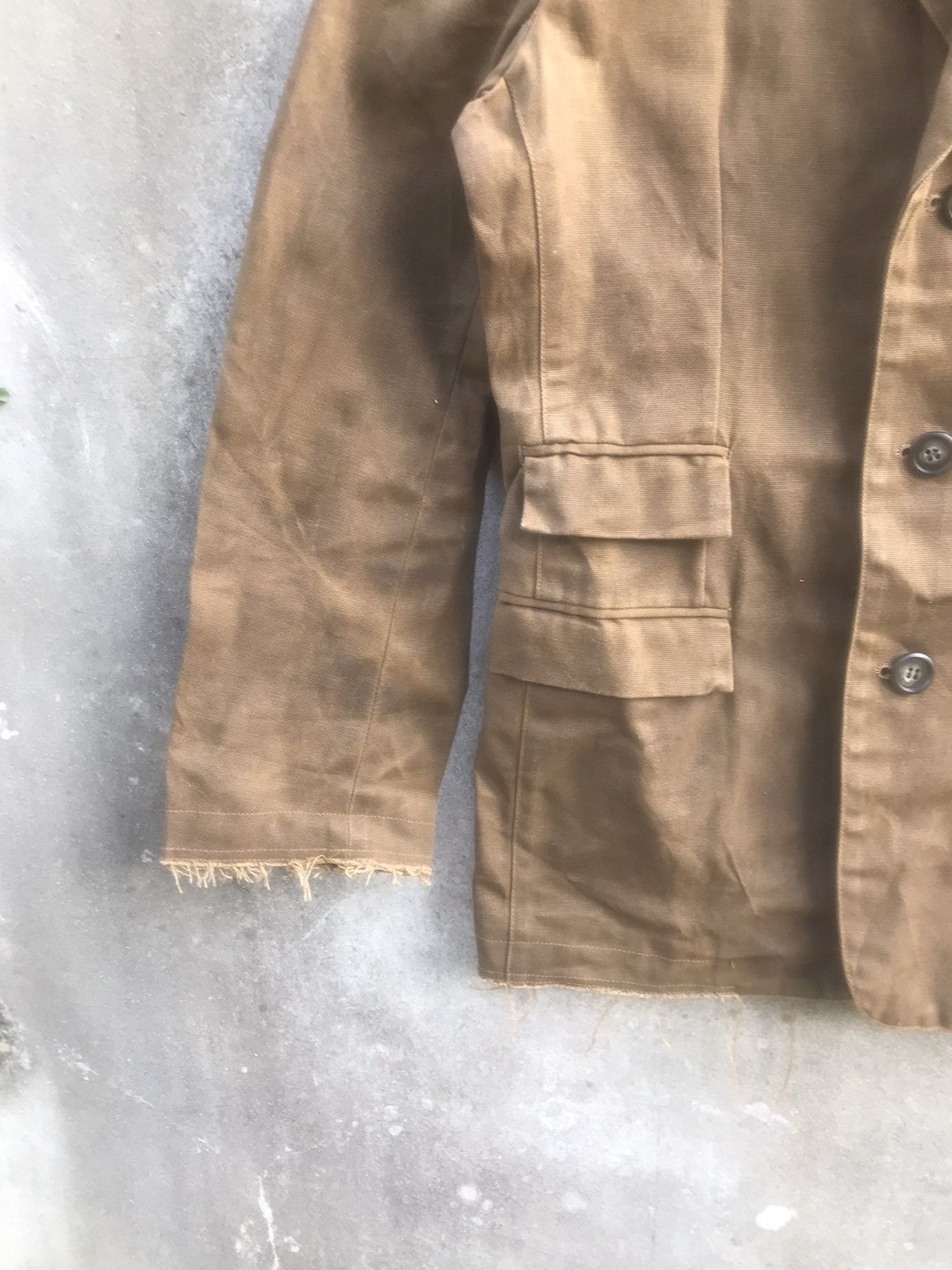 MASAHIROMARUYAMA Kyoji Maruyama Artisan Waxed Cotton Jacket-Japanese Designer Size US M / EU 48-50 / 2 - 7 Thumbnail