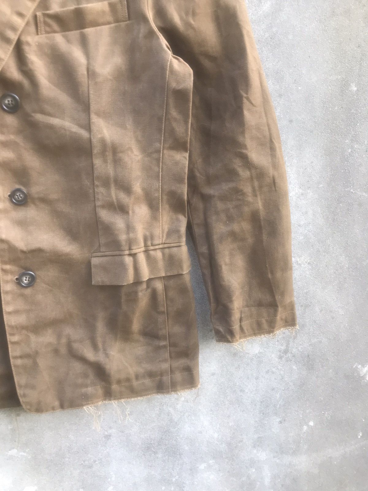 MASAHIROMARUYAMA Kyoji Maruyama Artisan Waxed Cotton Jacket-Japanese Designer Size US M / EU 48-50 / 2 - 8 Thumbnail