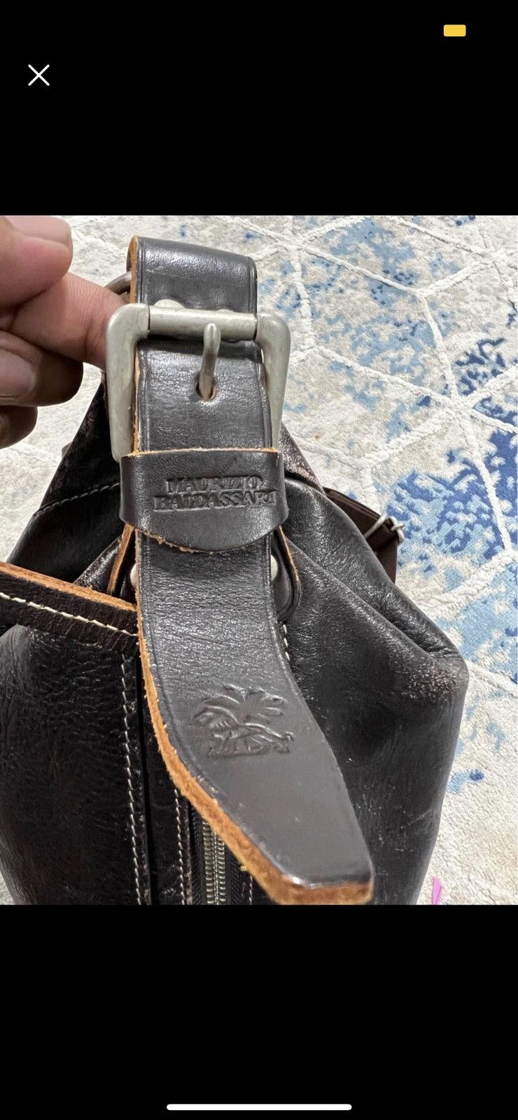 Genuine Leather Leather Crossbody Bag Size ONE SIZE - 9 Thumbnail
