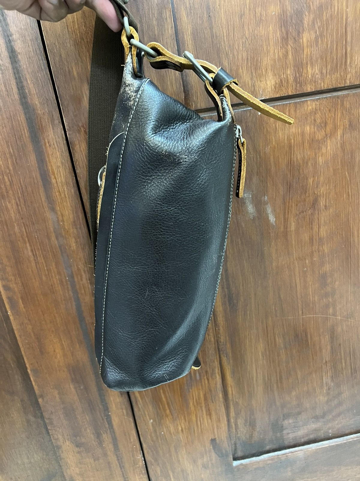 Genuine Leather Leather Crossbody Bag Size ONE SIZE - 3 Thumbnail