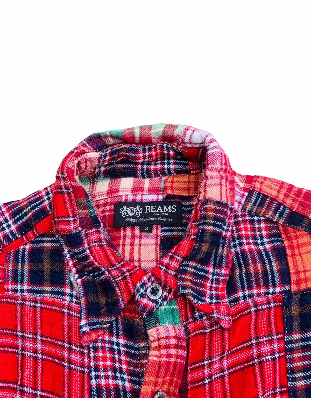 Beams Plus × Flannel × Japanese Brand Beams Japan patchwork red tartan flannel Size US S / EU 44-46 / 1 - 4 Thumbnail
