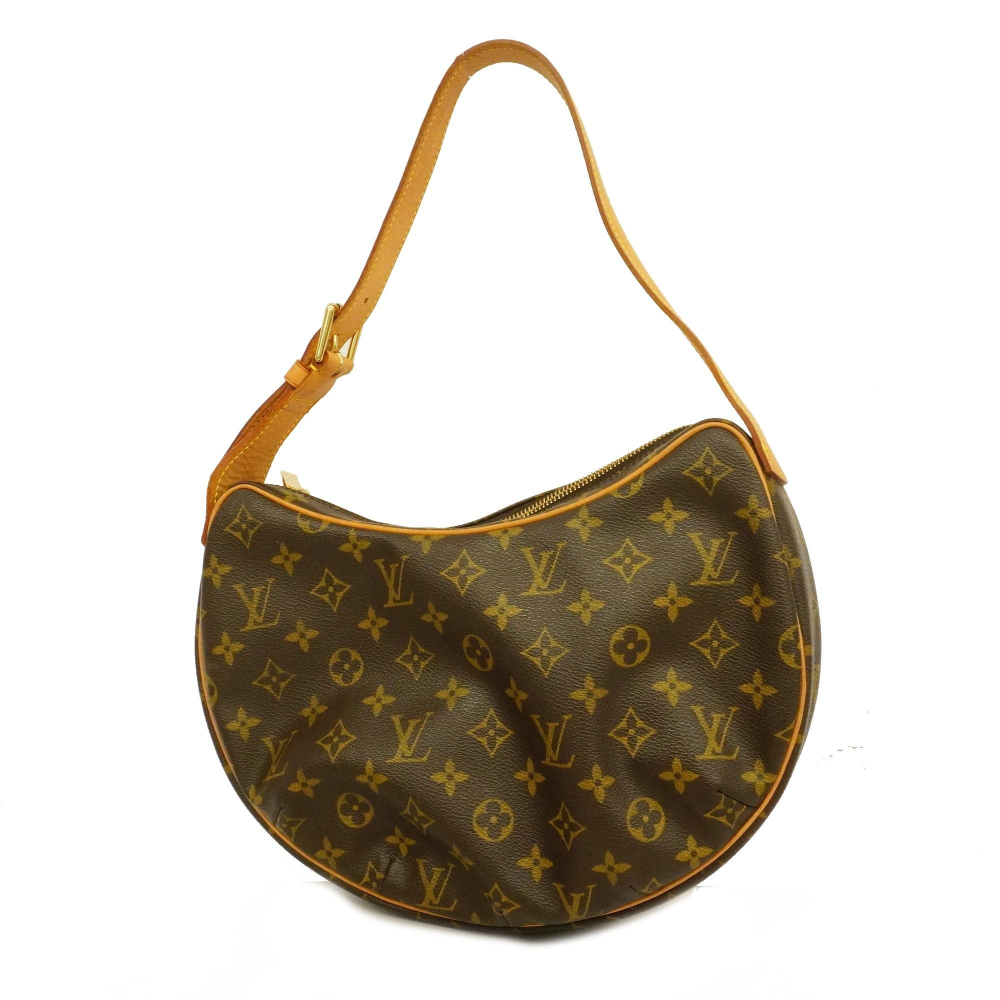 LOUIS VUITTON Croissant MM M51512 Monogram Shoulder Bag TH1022