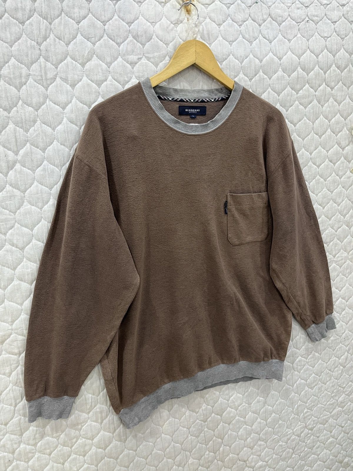 Burberry × Designer (Vvv). BURBERRY LONDON SWEATSHIRT Size US L / EU 52-54 / 3 - 3 Thumbnail