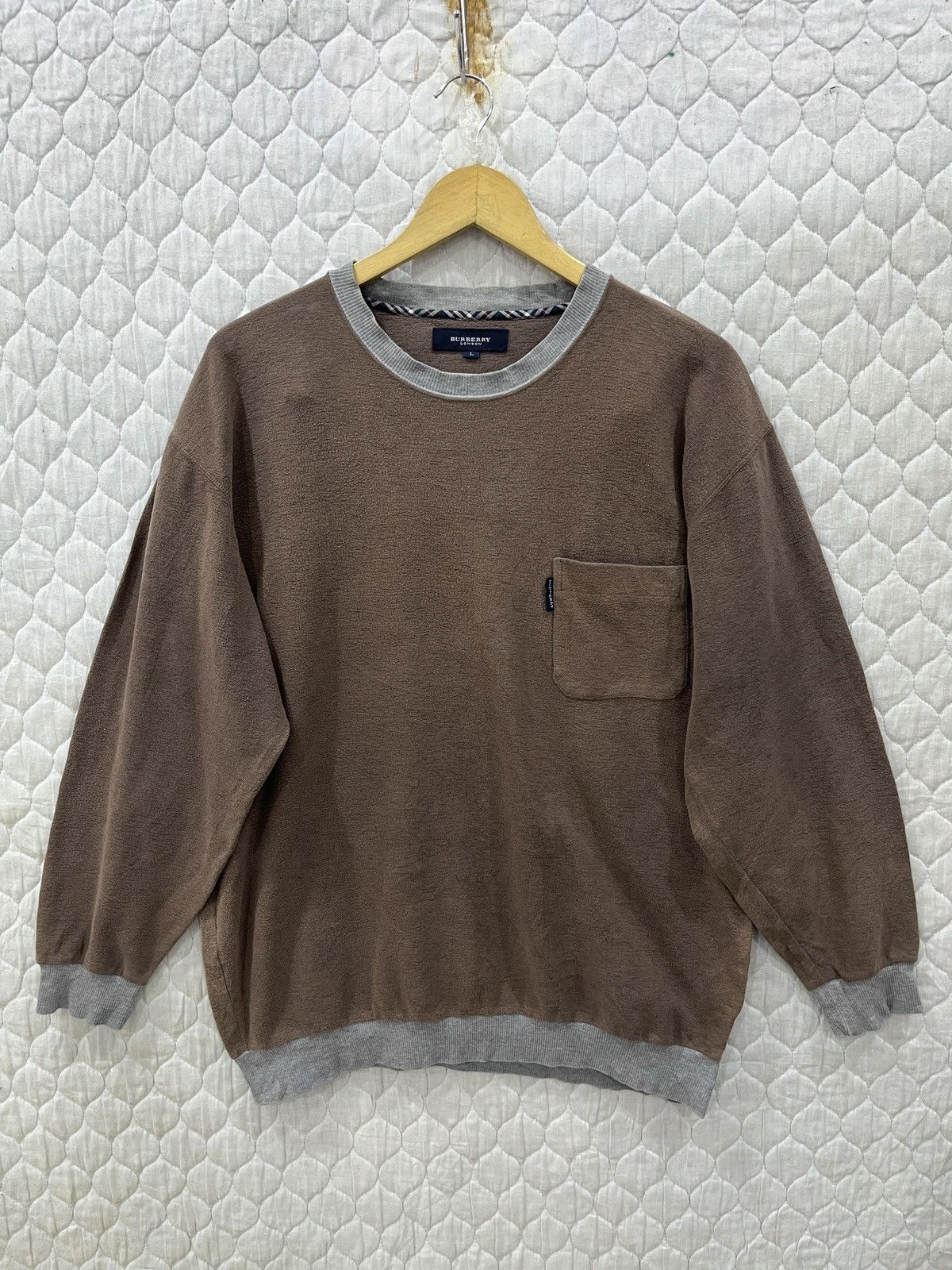 Burberry × Designer (Vvv). BURBERRY LONDON SWEATSHIRT Size US L / EU 52-54 / 3 - 1 Thumbnail