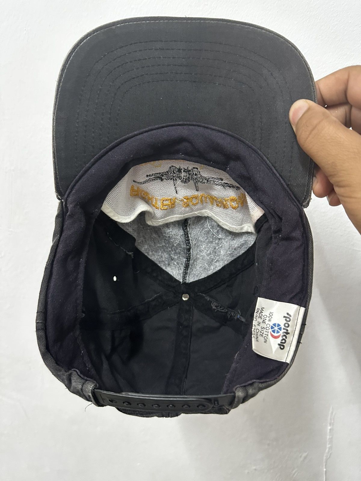 Japanese Brand × Vintage Vtg Distress Fighter Squadron Twenty One Hat Size ONE SIZE - 5 Thumbnail