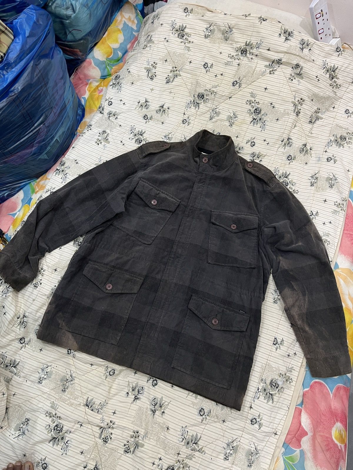 Stussy (Vvv). 🔥🔥VINTAGE STUSSY CORDUROY ZIPPER JACKET Size US L / EU 52-54 / 3 - 14 Thumbnail
