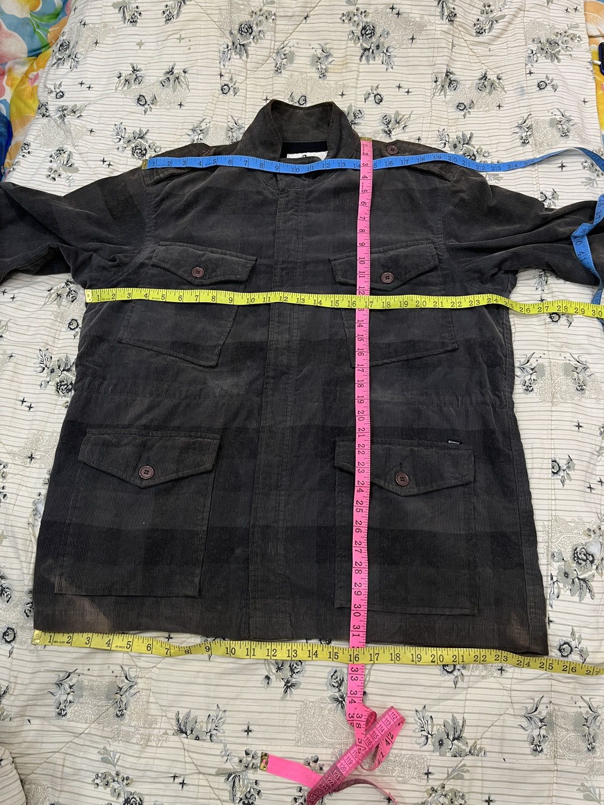 Stussy (Vvv). 🔥🔥VINTAGE STUSSY CORDUROY ZIPPER JACKET Size US L / EU 52-54 / 3 - 21 Thumbnail