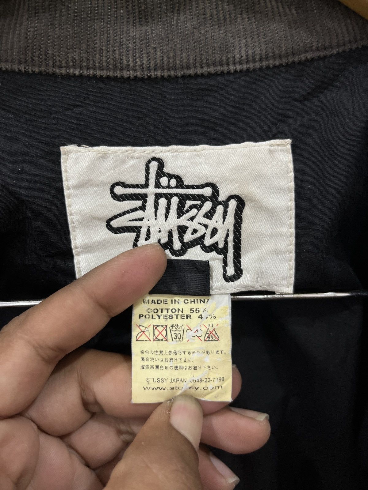 Stussy (Vvv). 🔥🔥VINTAGE STUSSY CORDUROY ZIPPER JACKET Size US L / EU 52-54 / 3 - 9 Thumbnail