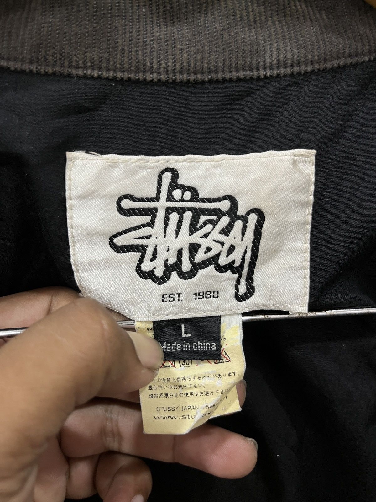 Stussy (Vvv). 🔥🔥VINTAGE STUSSY CORDUROY ZIPPER JACKET Size US L / EU 52-54 / 3 - 8 Thumbnail