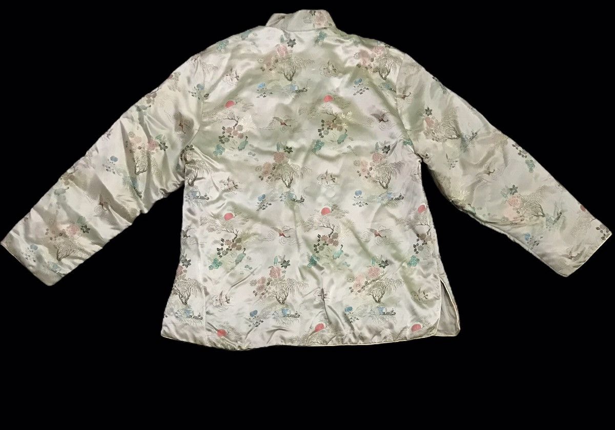 Designer × Traditional Weatherwear × Vintage Traditional Mandarin Embroidered Silk Jacket Size US S / EU 44-46 / 1 - 3 Thumbnail