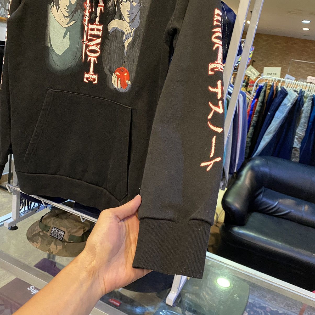 Anime Rare!! Vintage Death Note Anime Manga Series Japan Hoodie Size US L / EU 52-54 / 3 - 6 Thumbnail
