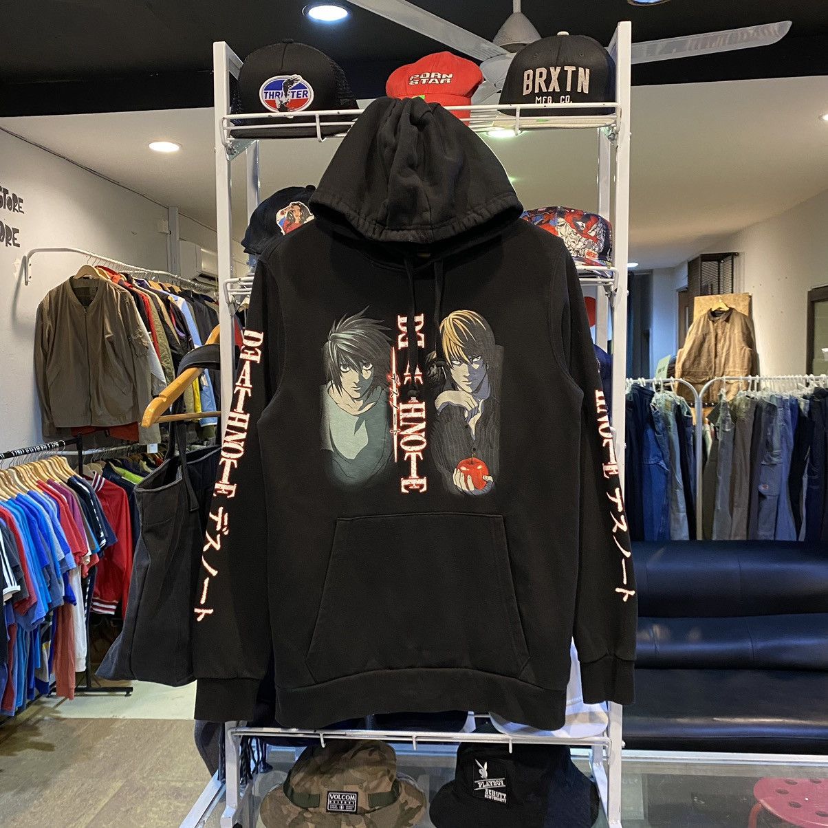 Anime Rare!! Vintage Death Note Anime Manga Series Japan Hoodie Size US L / EU 52-54 / 3 - 1 Thumbnail