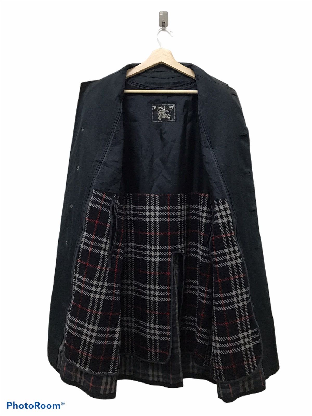 Burberry Burberrys Nova Check Tartan Trenchcoat Wool Lining Size US M / EU 48-50 / 2 - 1 Thumbnail
