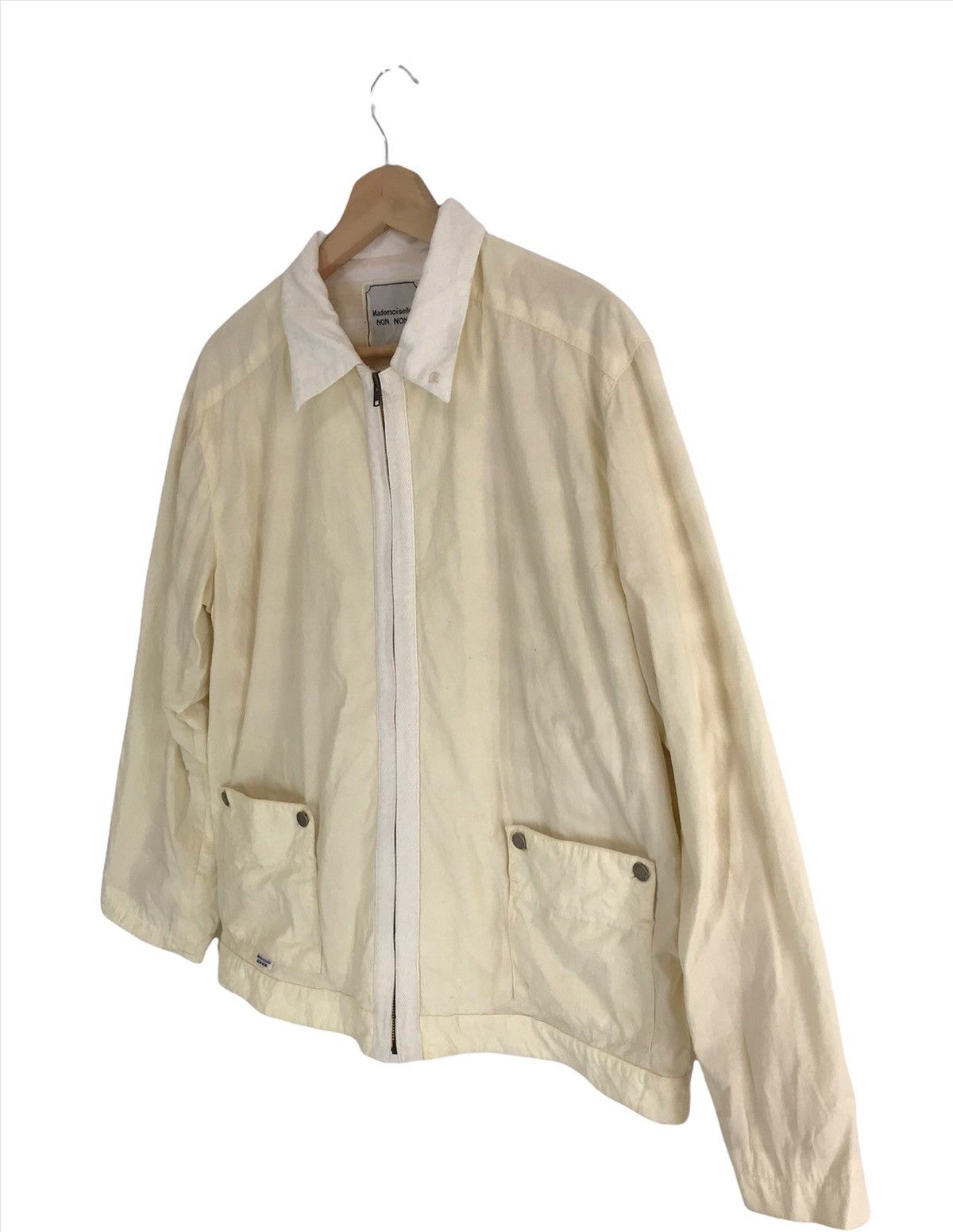 Japanese Brand Mademoiselle Non Non Zipper Light Jacket Size US M / EU 48-50 / 2 - 2 Thumbnail