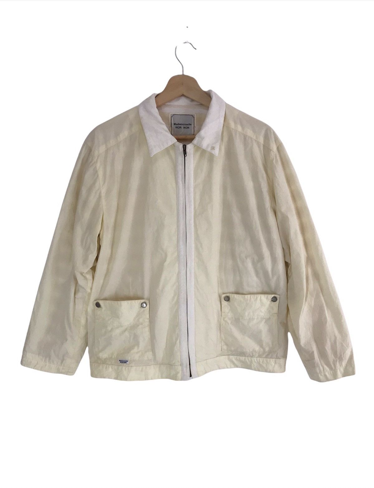 Japanese Brand Mademoiselle Non Non Zipper Light Jacket Size US M / EU 48-50 / 2 - 1 Thumbnail
