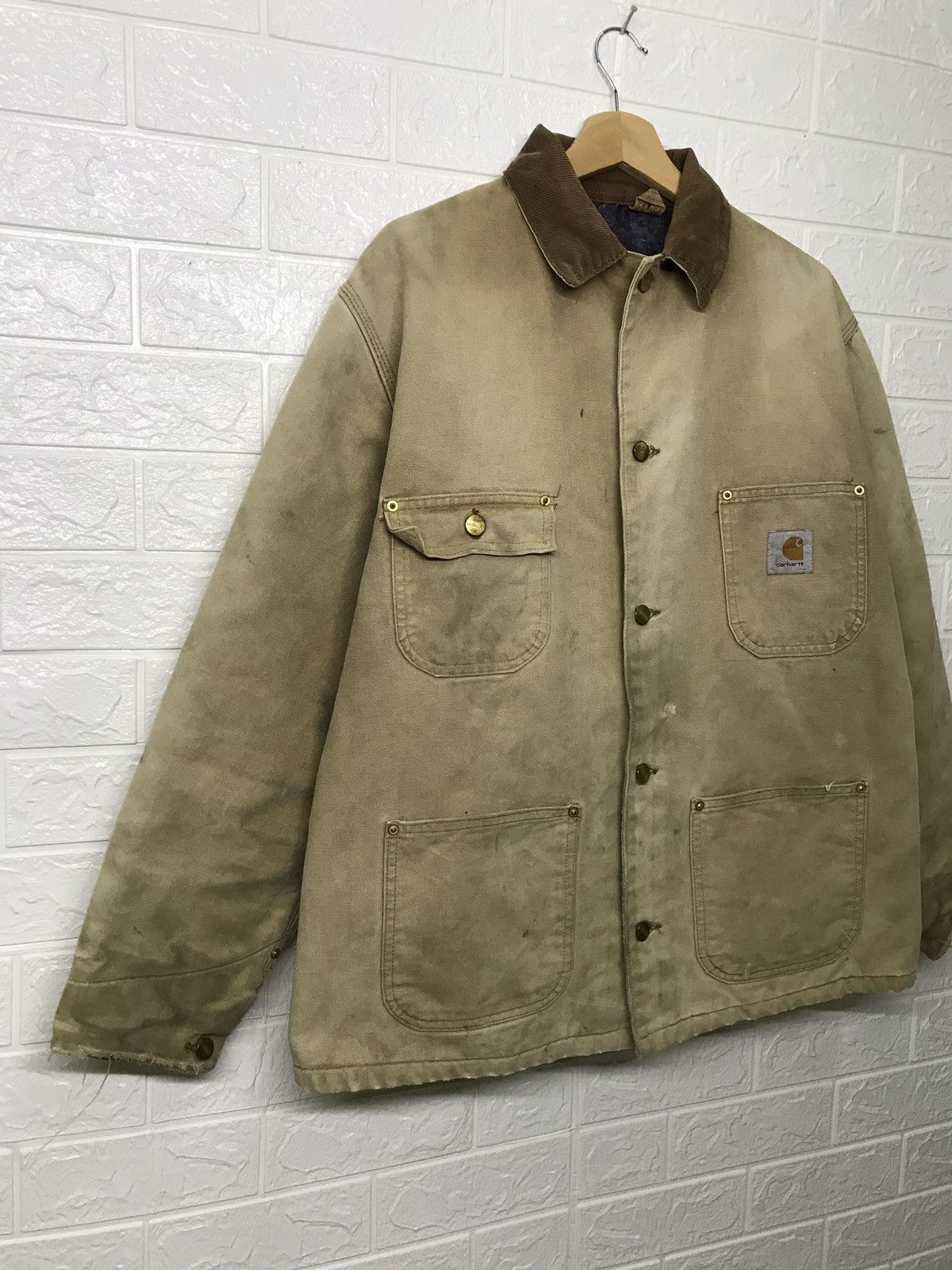 Carhartt Carhart Distressed Chore Work Jacket Size US M / EU 48-50 / 2 - 2 Thumbnail
