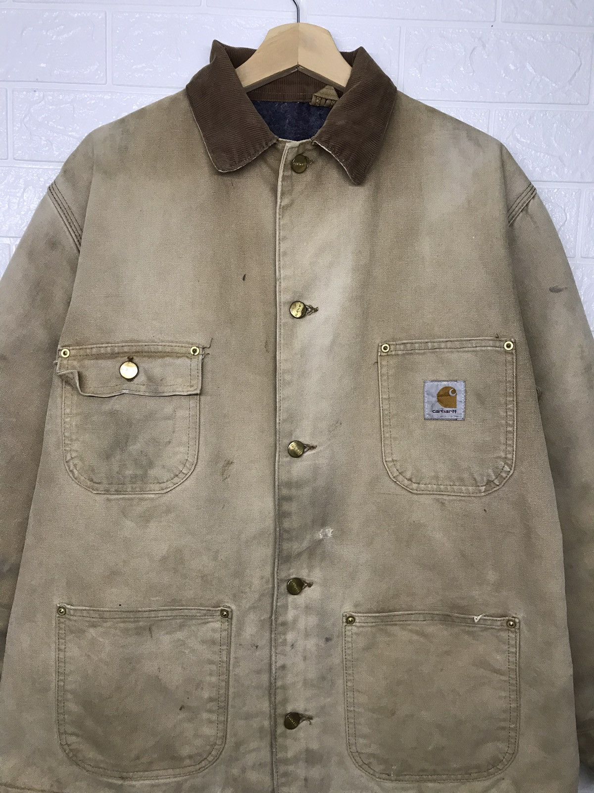Carhartt Carhart Distressed Chore Work Jacket Size US M / EU 48-50 / 2 - 4 Thumbnail