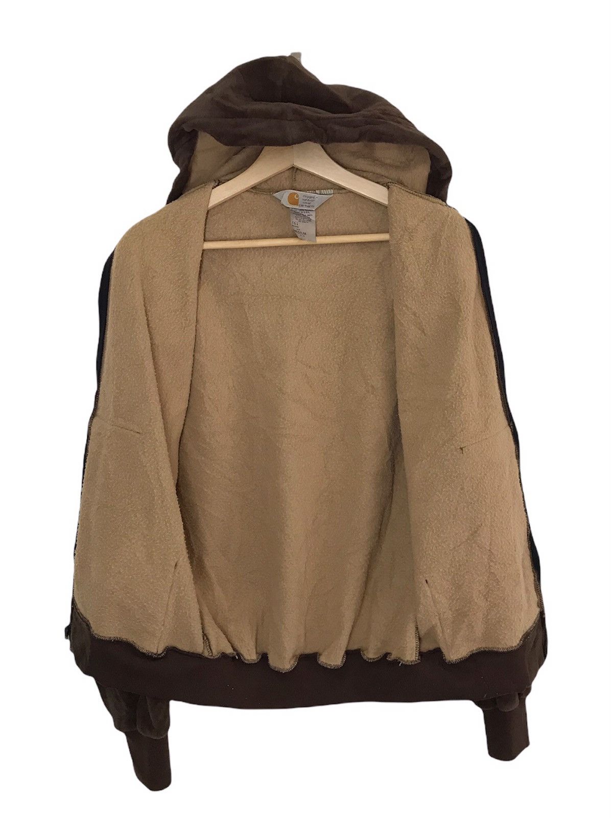 Carhartt 🔥Carhartt Outdoor Wear Brown Fleece Hoodie Jacket Size US M / EU 48-50 / 2 - 5 Thumbnail