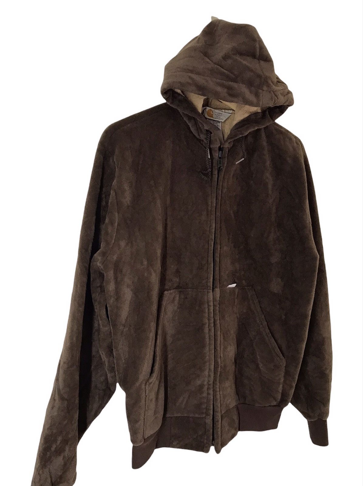 Carhartt 🔥Carhartt Outdoor Wear Brown Fleece Hoodie Jacket Size US M / EU 48-50 / 2 - 2 Thumbnail