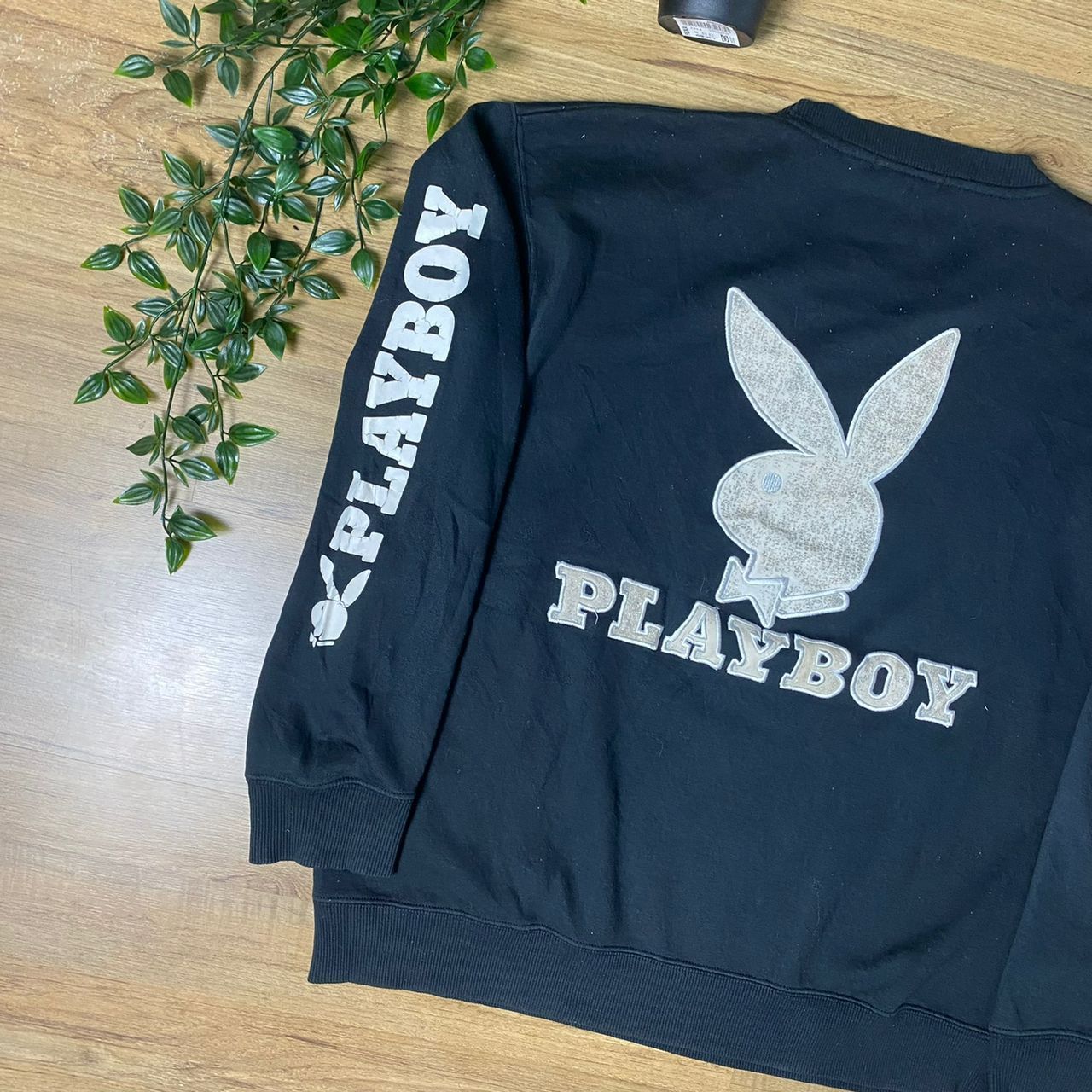 Vintage 90s Rasta Playboy Bunny Sweatshirt Jumper Playboy