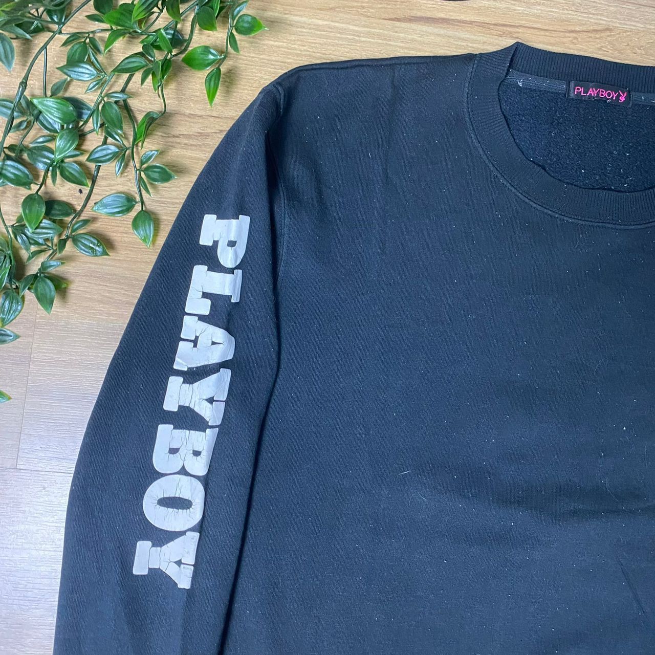 Vintage 90s Rasta Playboy Bunny Sweatshirt Jumper Playboy