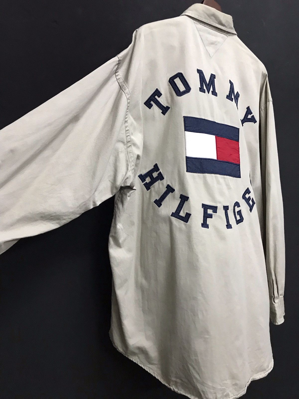 Tommy Hilfiger Heat!!🔥 Iconic Tommy Hillfiger Big Flag Shirt Button Up Size US XL / EU 56 / 4 - 7 Thumbnail