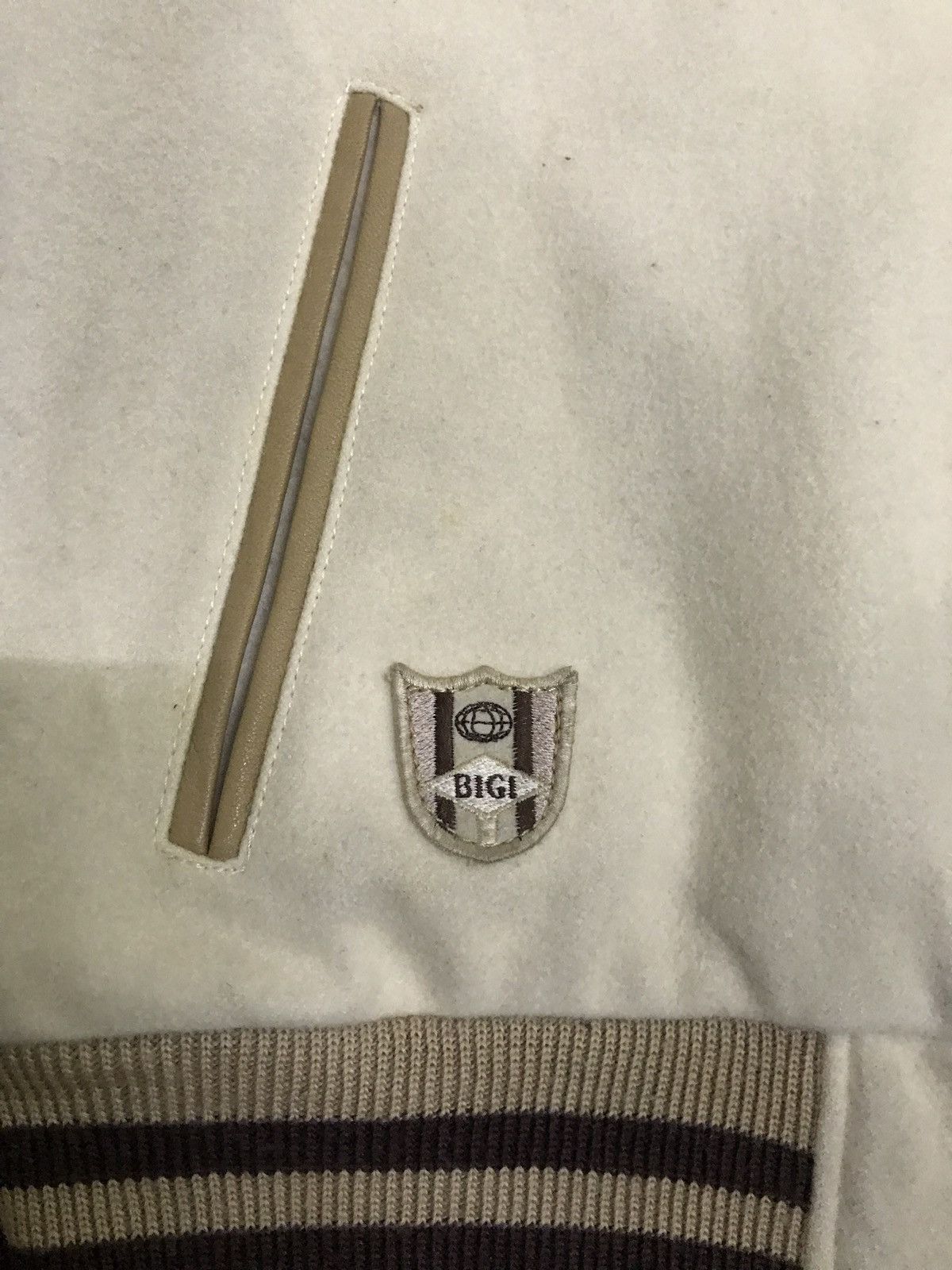 BIGI Dope🔥!! Bigi Wool & Leather Varsity Jacket Size US XS / EU 42 / 0 - 4 Thumbnail