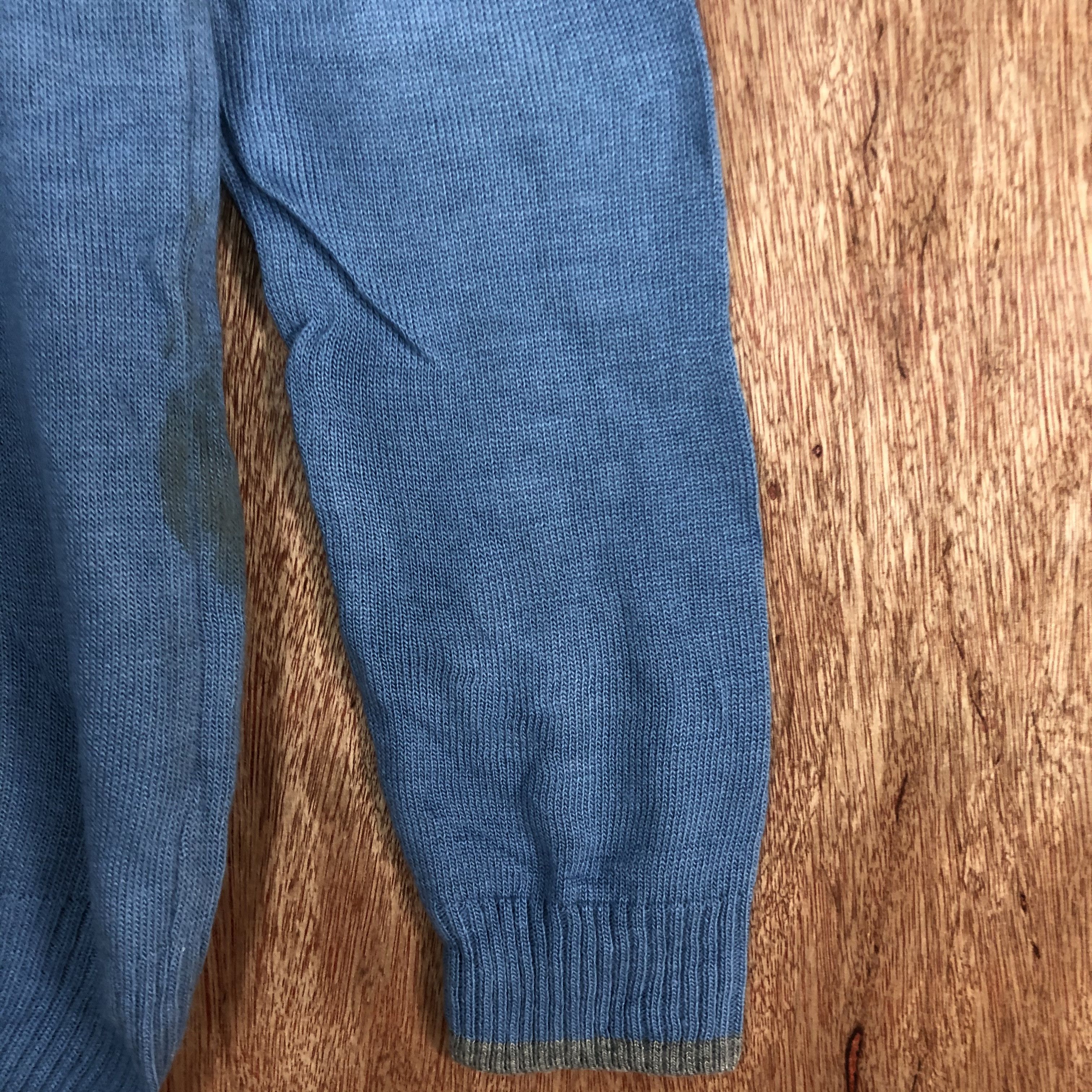 Vintage Anna Kenny Blue Knitwear sweatshirt #6146 Size S / US 4 / IT 40 - 5 Thumbnail