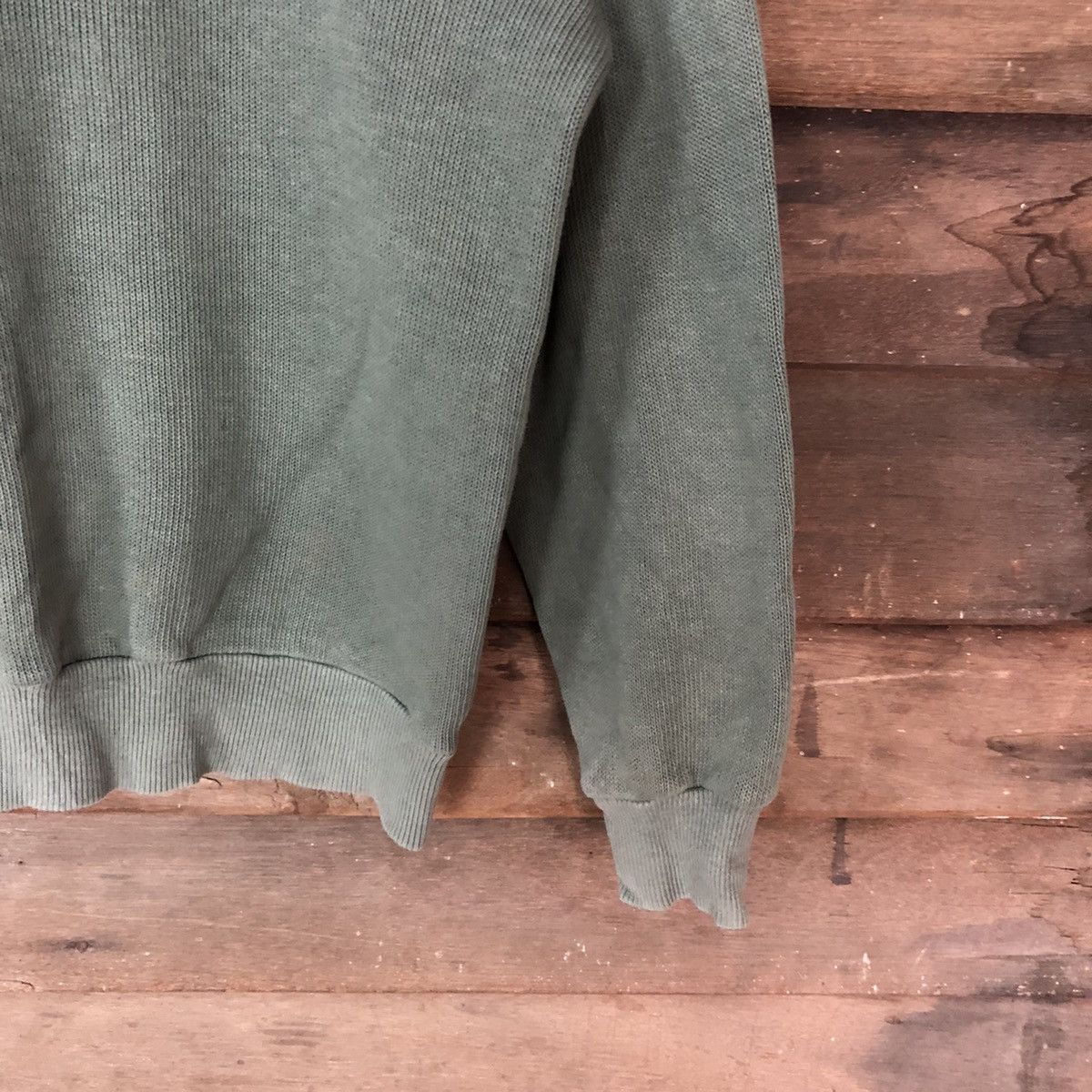 Lacoste DL Lacoste faded Green vintage Sweatshirt #3149 Size US M / EU 48-50 / 2 - 5 Thumbnail
