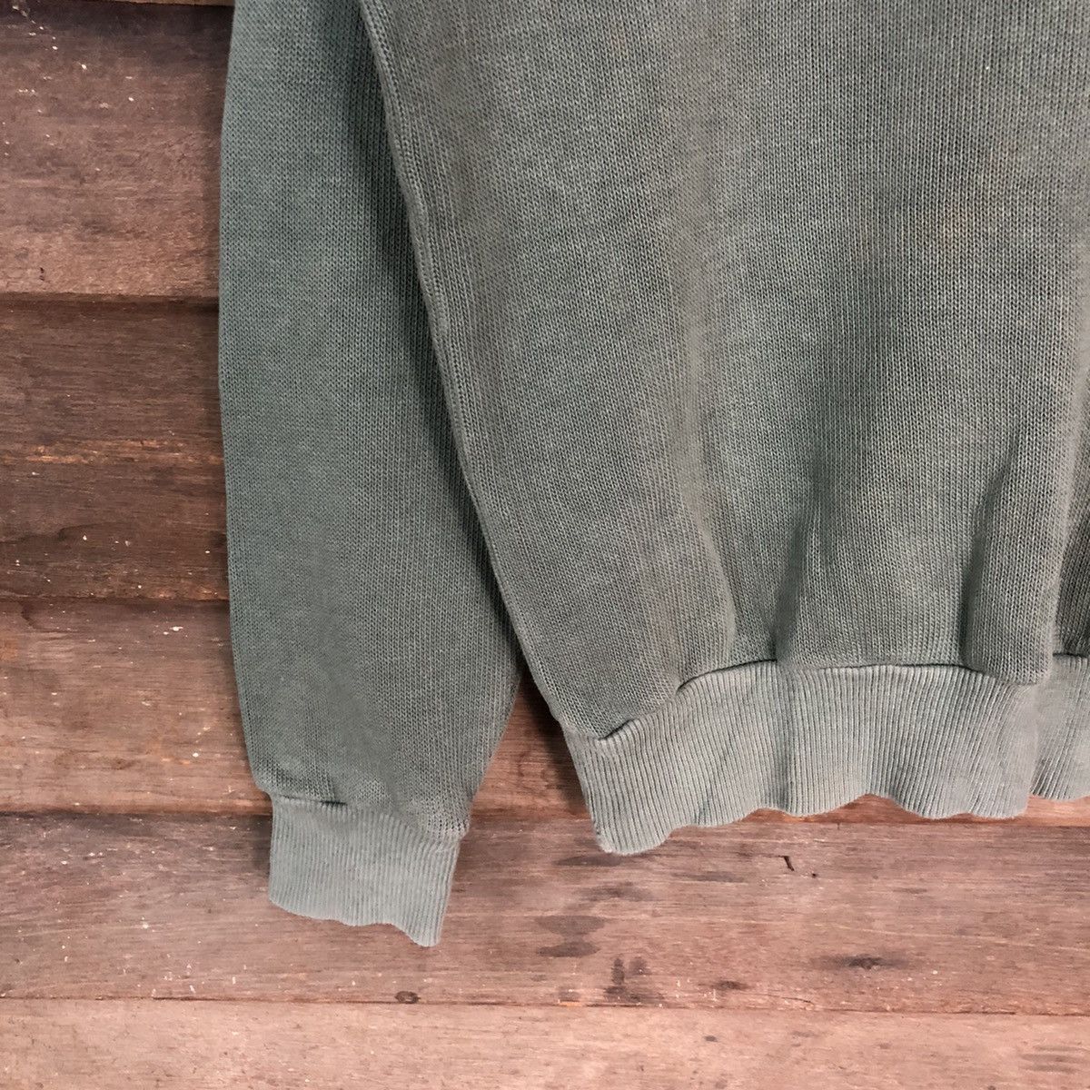 Lacoste DL Lacoste faded Green vintage Sweatshirt #3149 Size US M / EU 48-50 / 2 - 4 Thumbnail