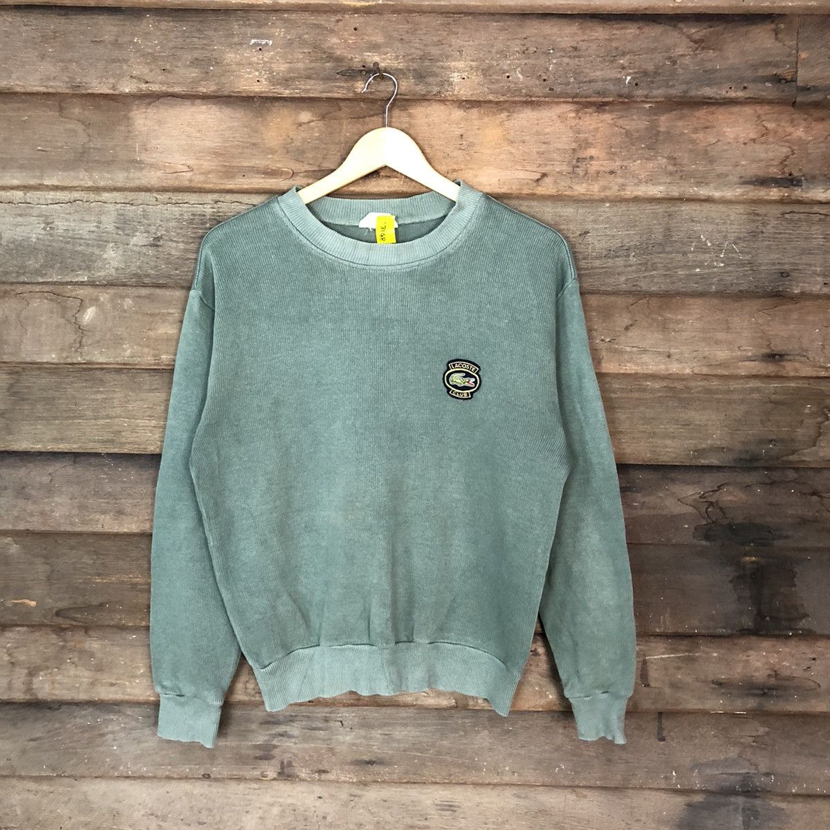 Lacoste DL Lacoste faded Green vintage Sweatshirt #3149 Size US M / EU 48-50 / 2 - 1 Thumbnail