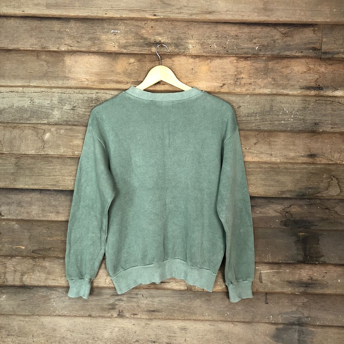 Lacoste DL Lacoste faded Green vintage Sweatshirt #3149 Size US M / EU 48-50 / 2 - 10 Thumbnail