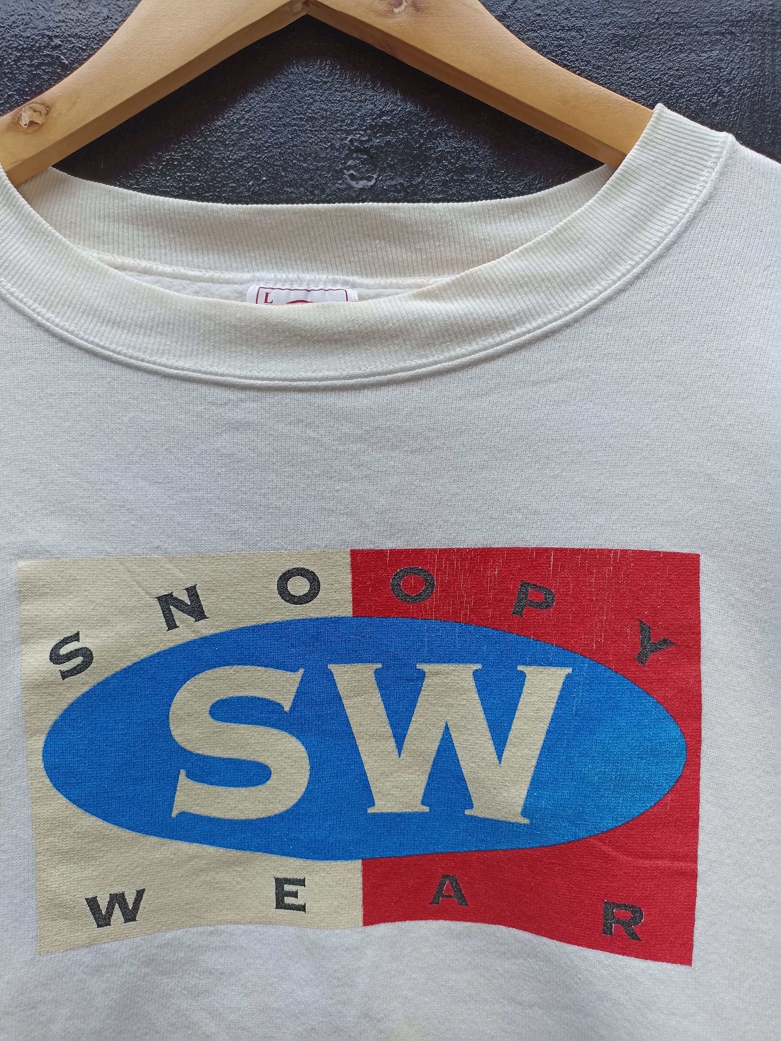 Peanuts Vintage 90s Vintage Peanuts Snoopy sweatshirt oversized Size US L / EU 52-54 / 3 - 3 Thumbnail