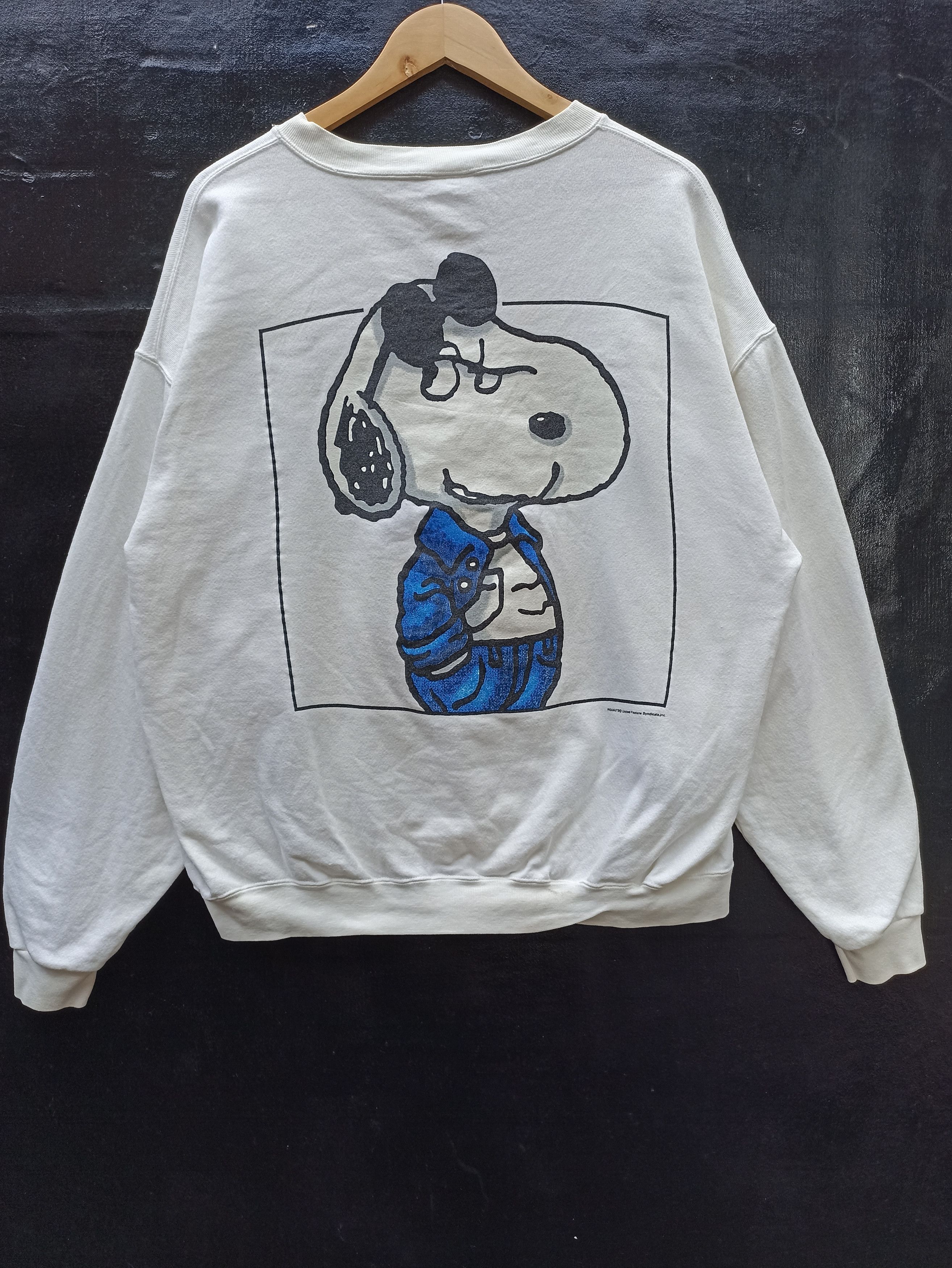 Peanuts Vintage 90s Vintage Peanuts Snoopy sweatshirt oversized Size US L / EU 52-54 / 3 - 1 Thumbnail