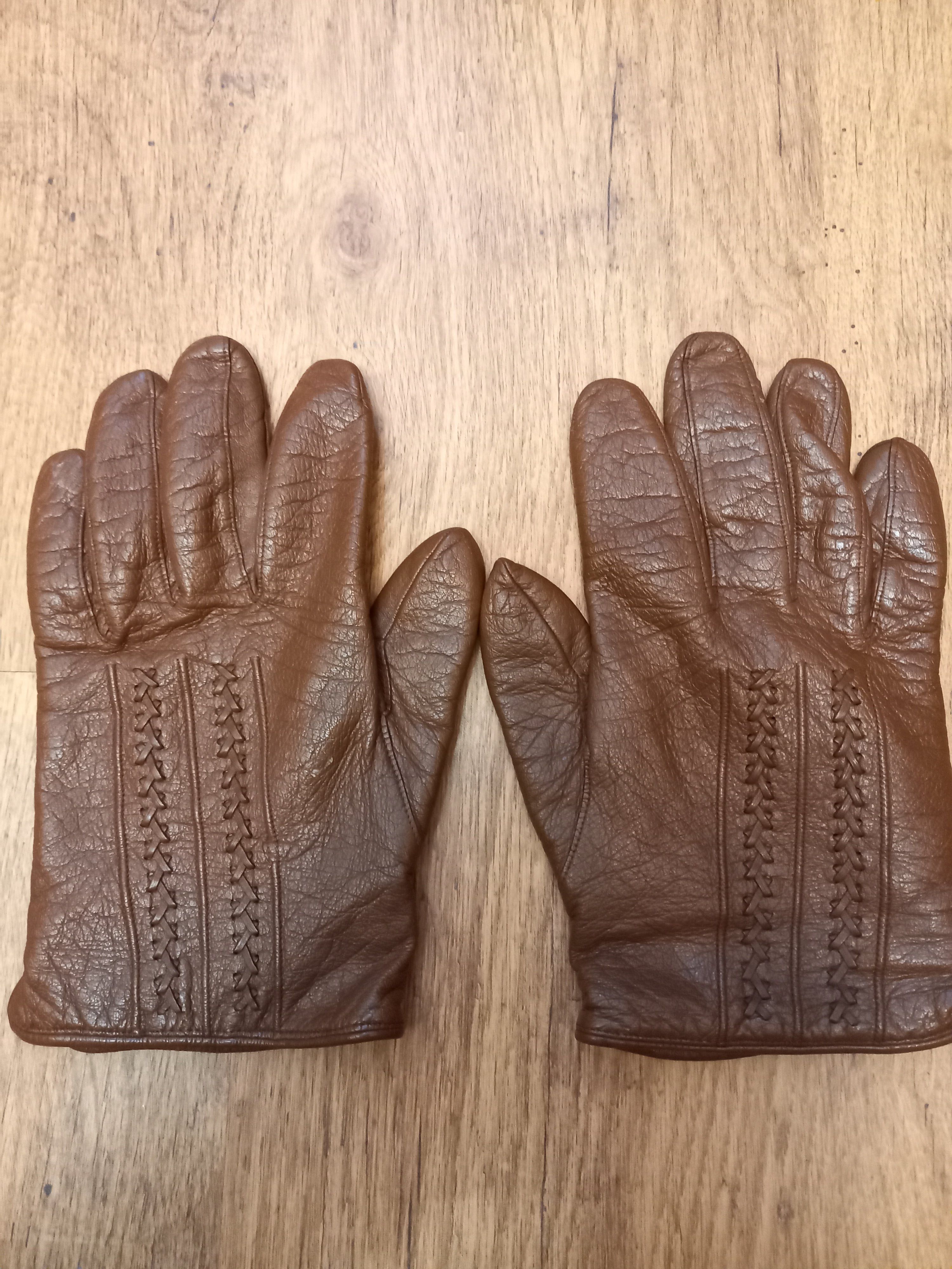Vintage Vintage Leather Gloves Size ONE SIZE - 4 Thumbnail