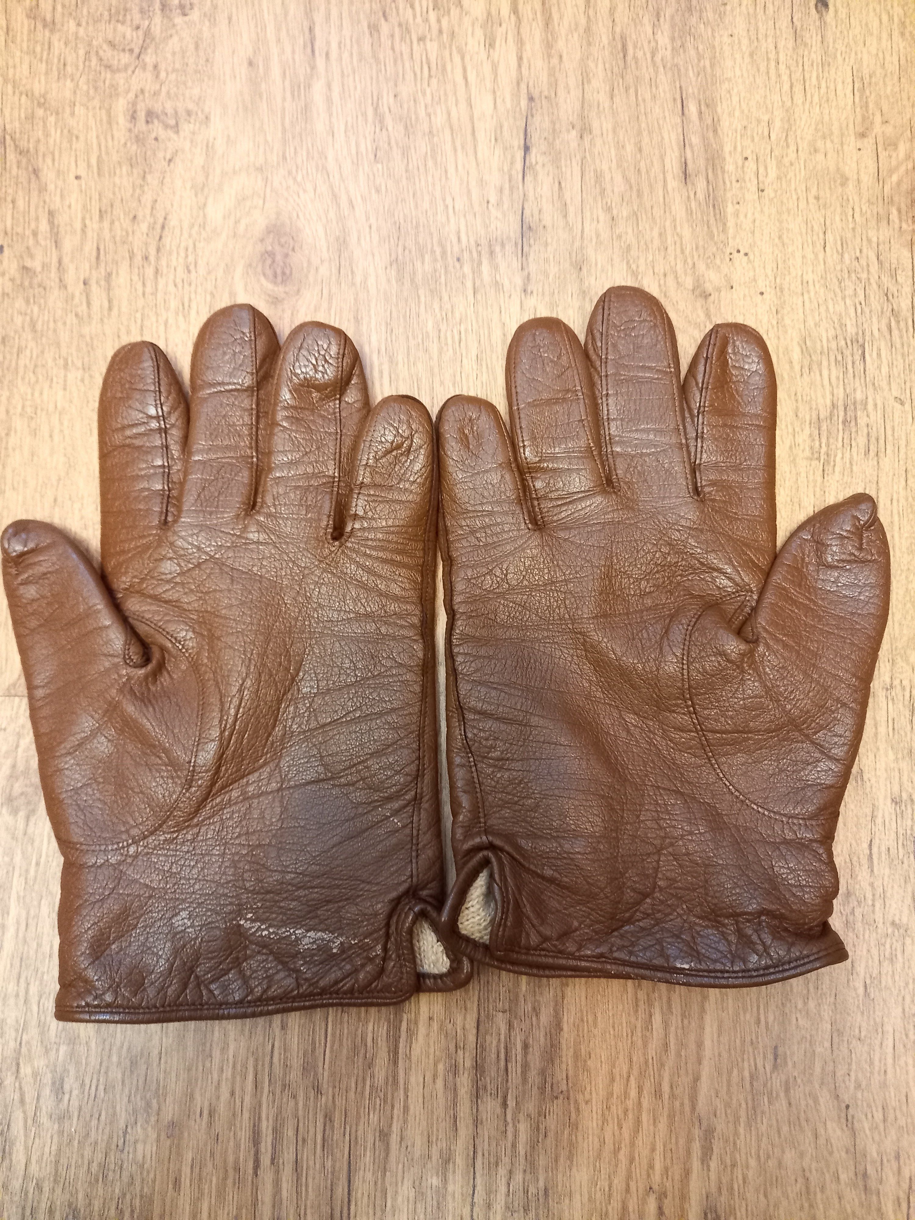 Vintage Vintage Leather Gloves Size ONE SIZE - 3 Thumbnail