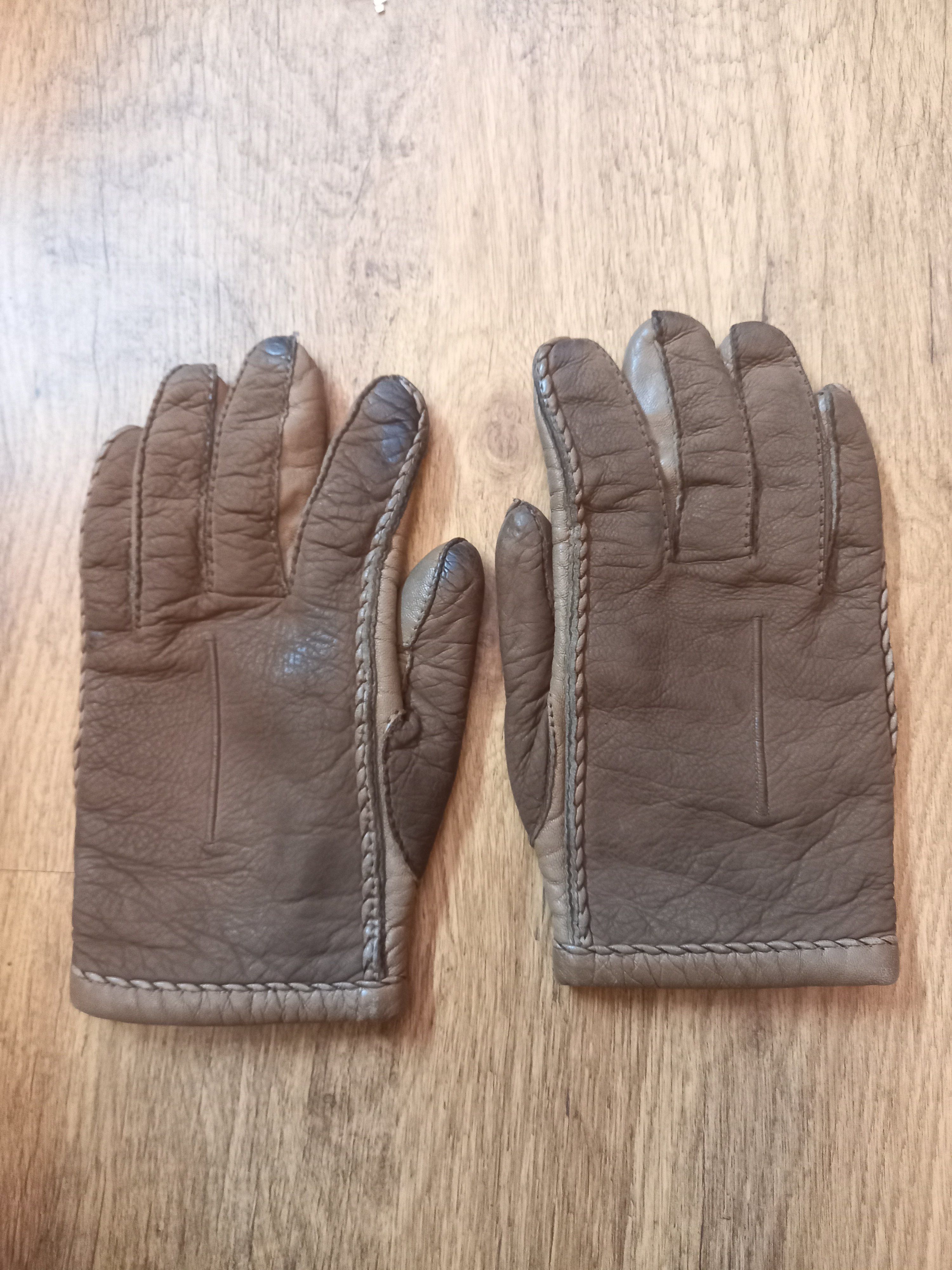 Vintage Vintage Leather Gloves Size ONE SIZE - 1 Thumbnail