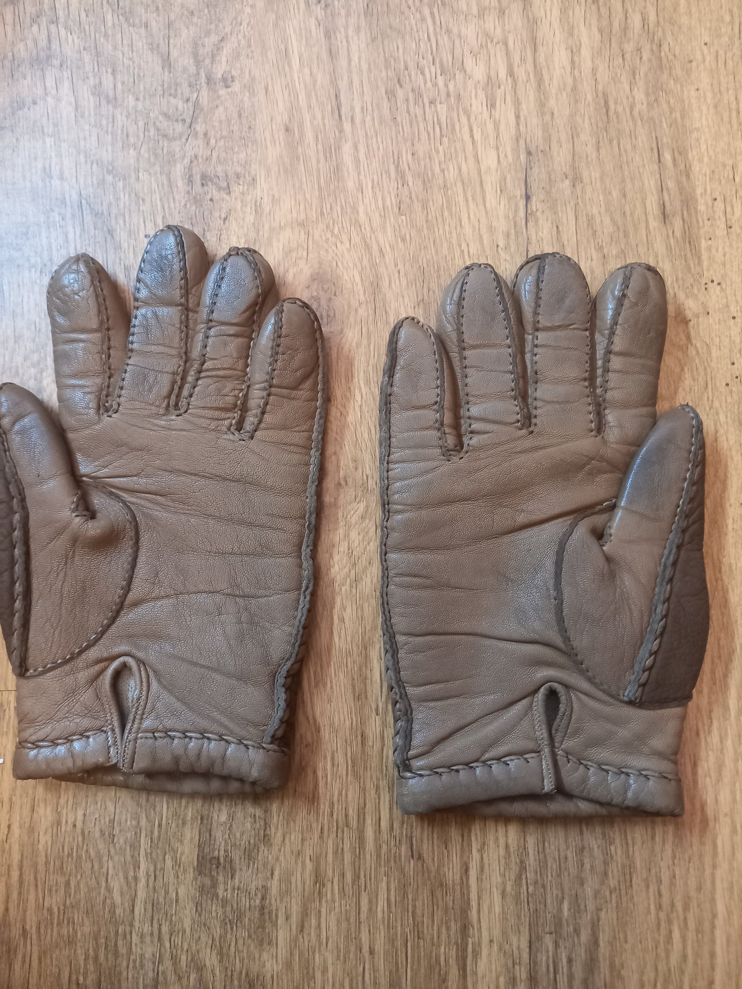Vintage Vintage Leather Gloves Size ONE SIZE - 2 Thumbnail