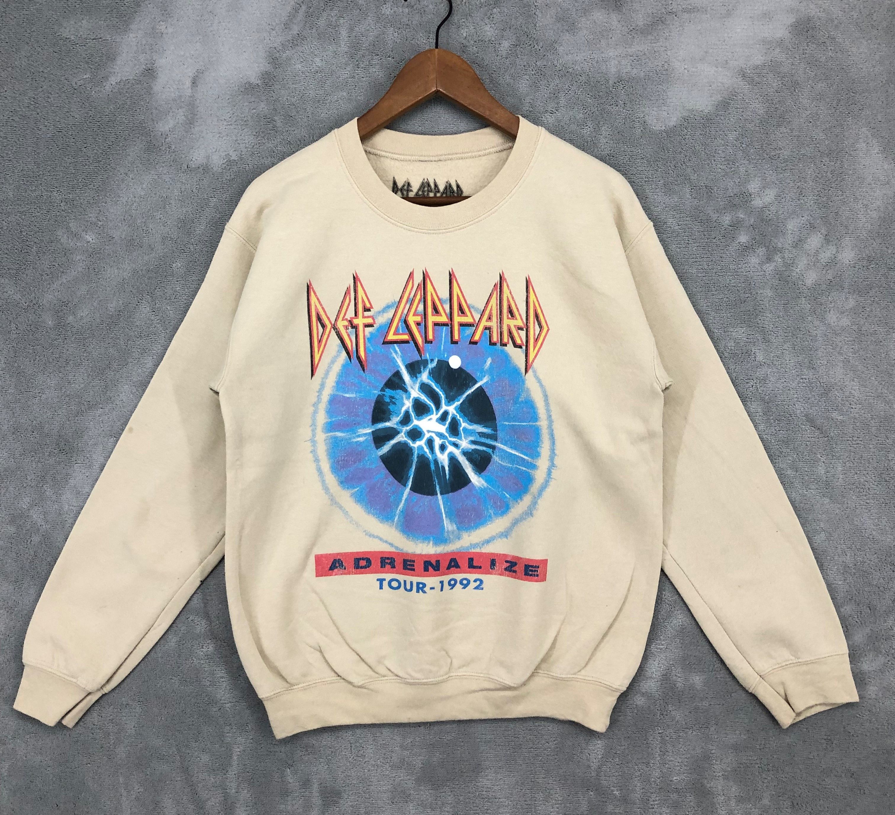 Def Leppard Adrenalize Tour Sweatshirt Crewneck